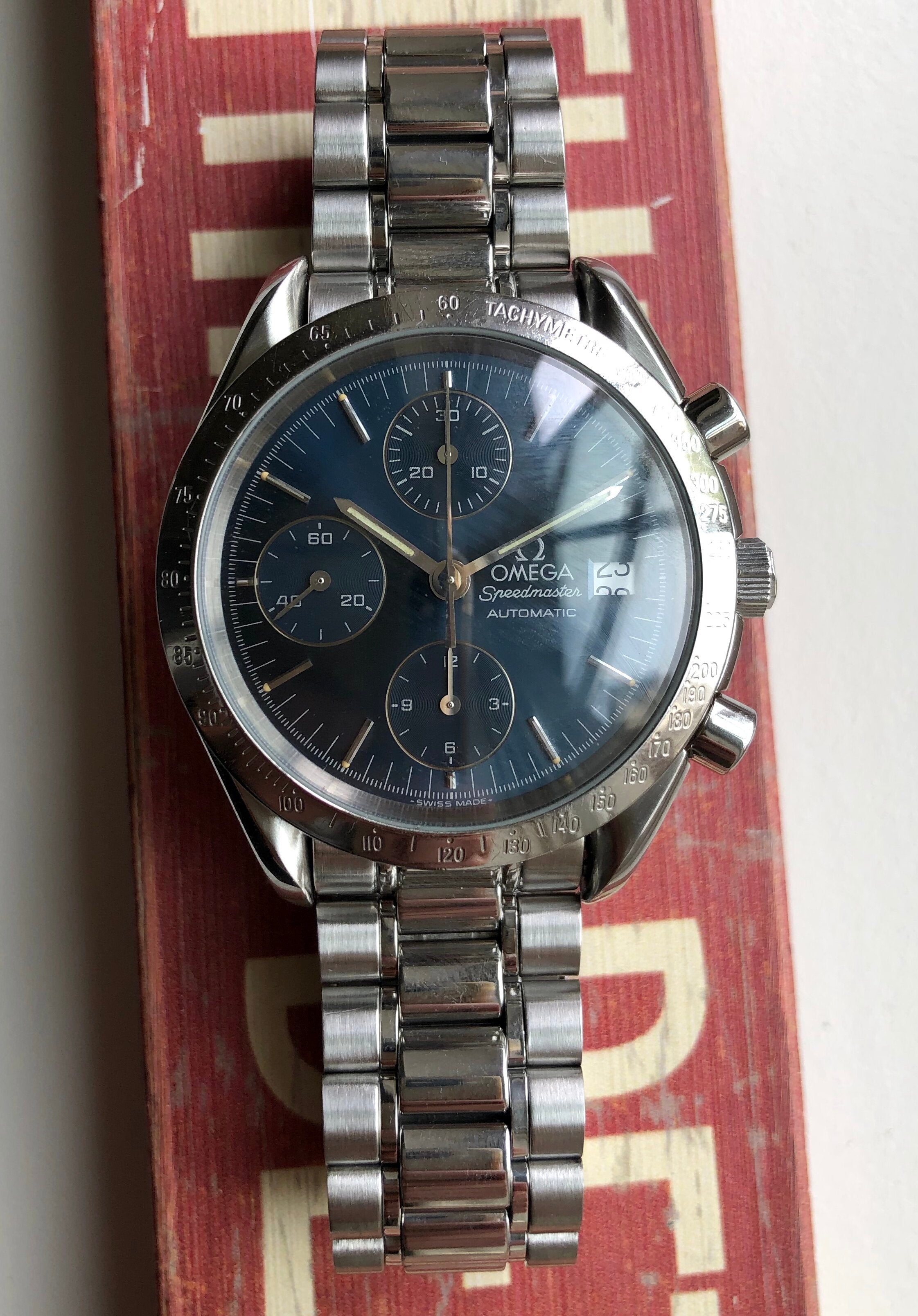 Omega Speedmaster Reduced — Blue Dial