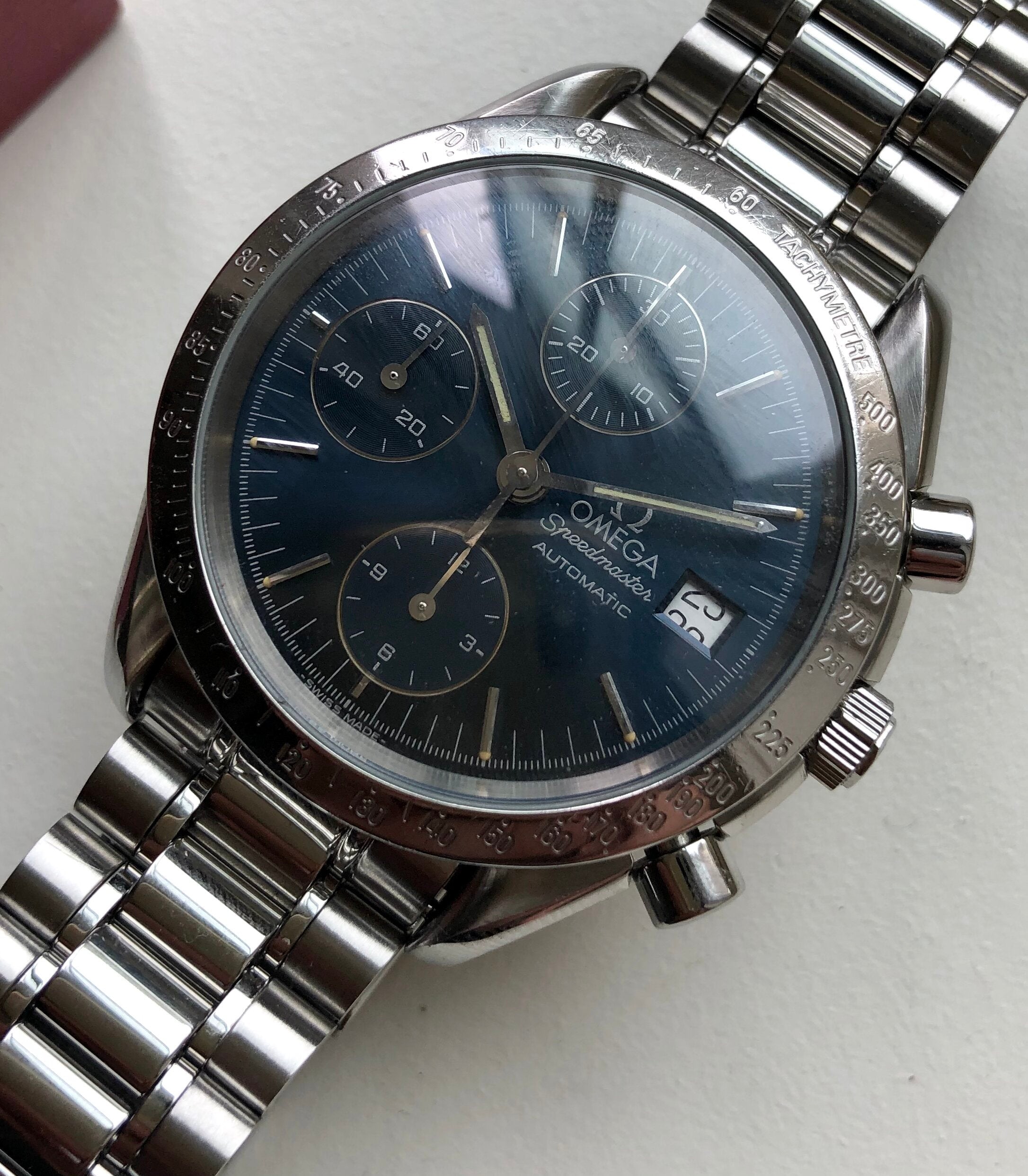 Omega Speedmaster Reduced — Blue Dial