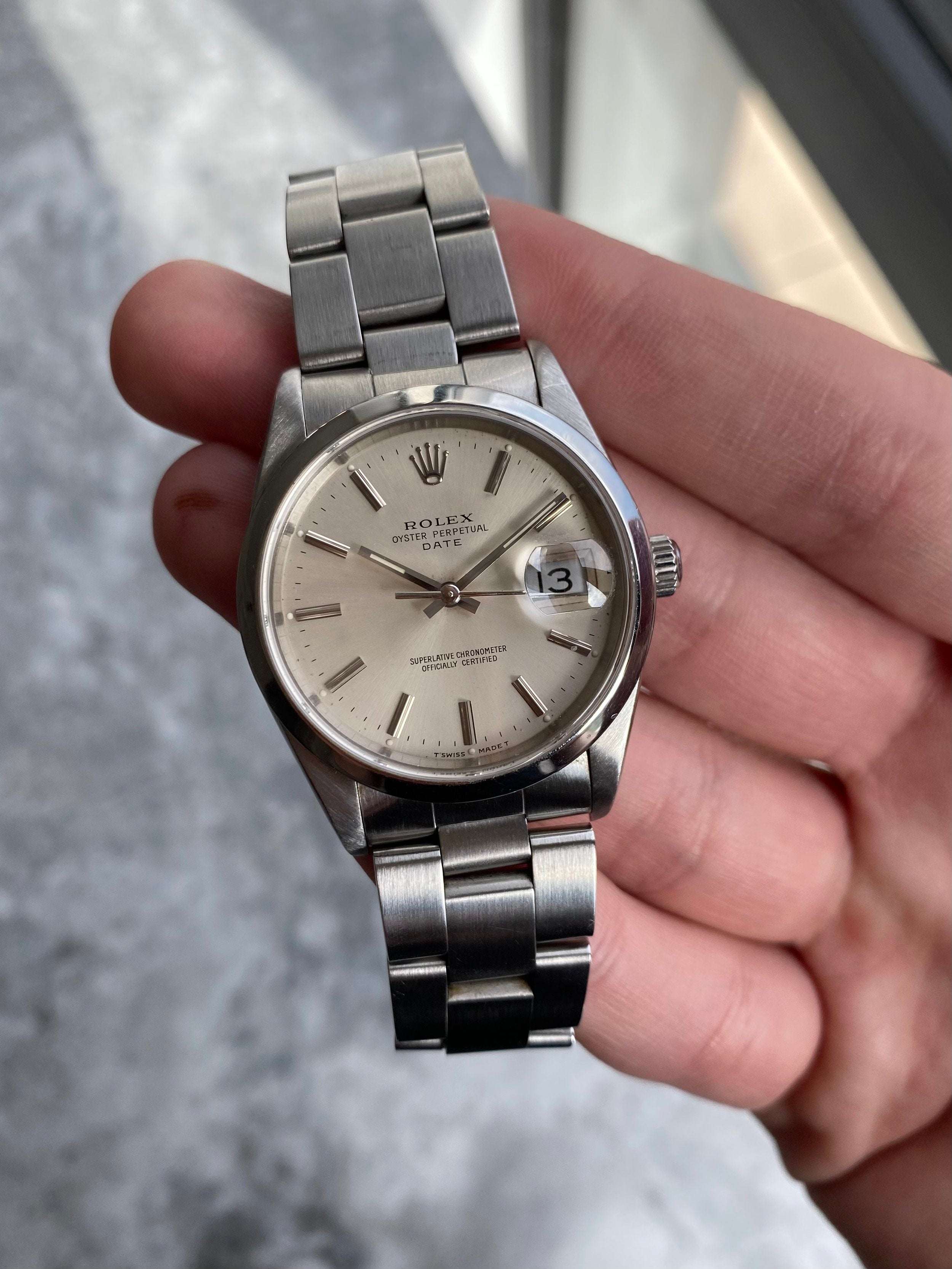 Rolex OP 15000 - Silver Dial.