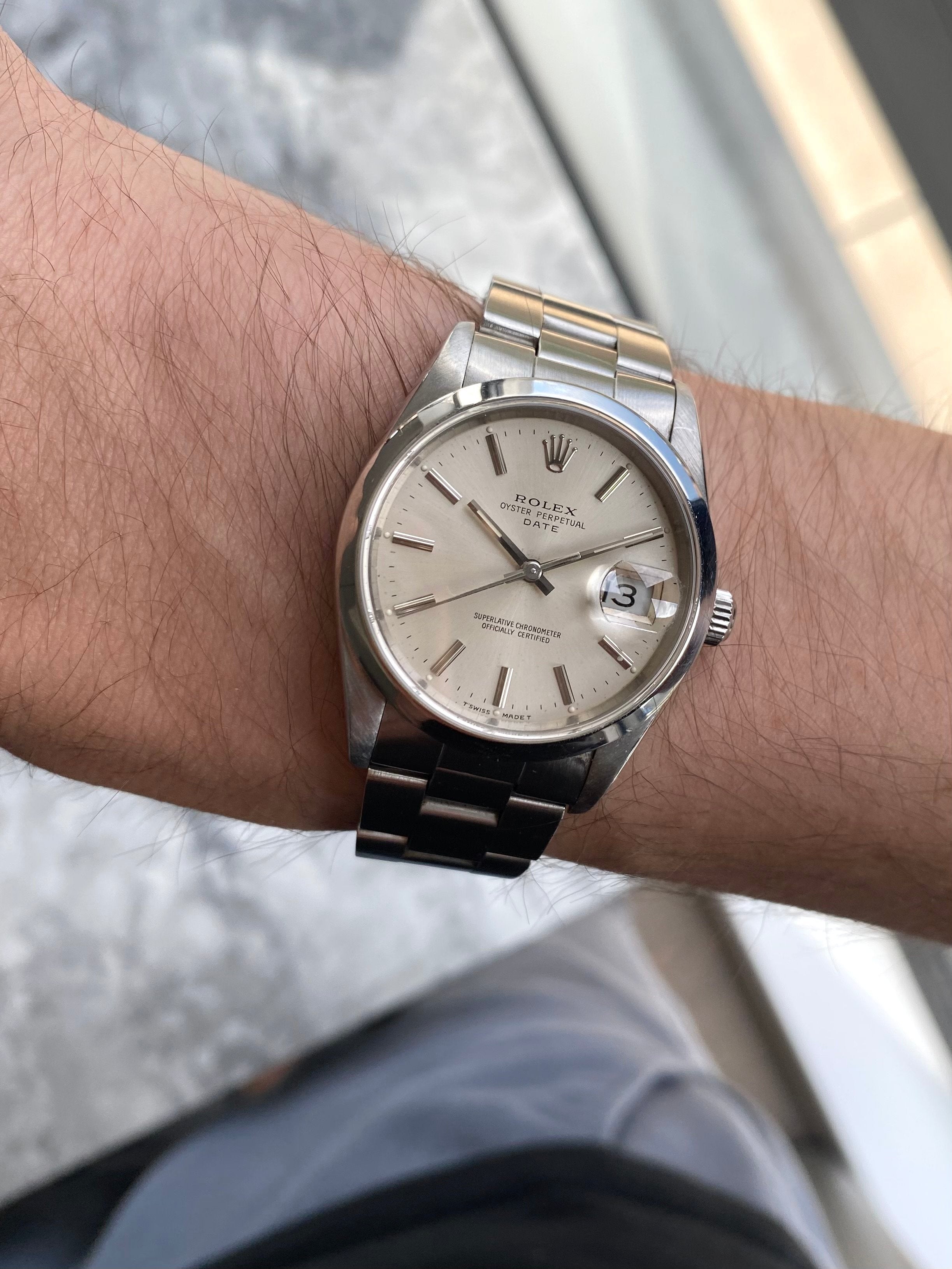 Rolex OP 15000 - Silver Dial.