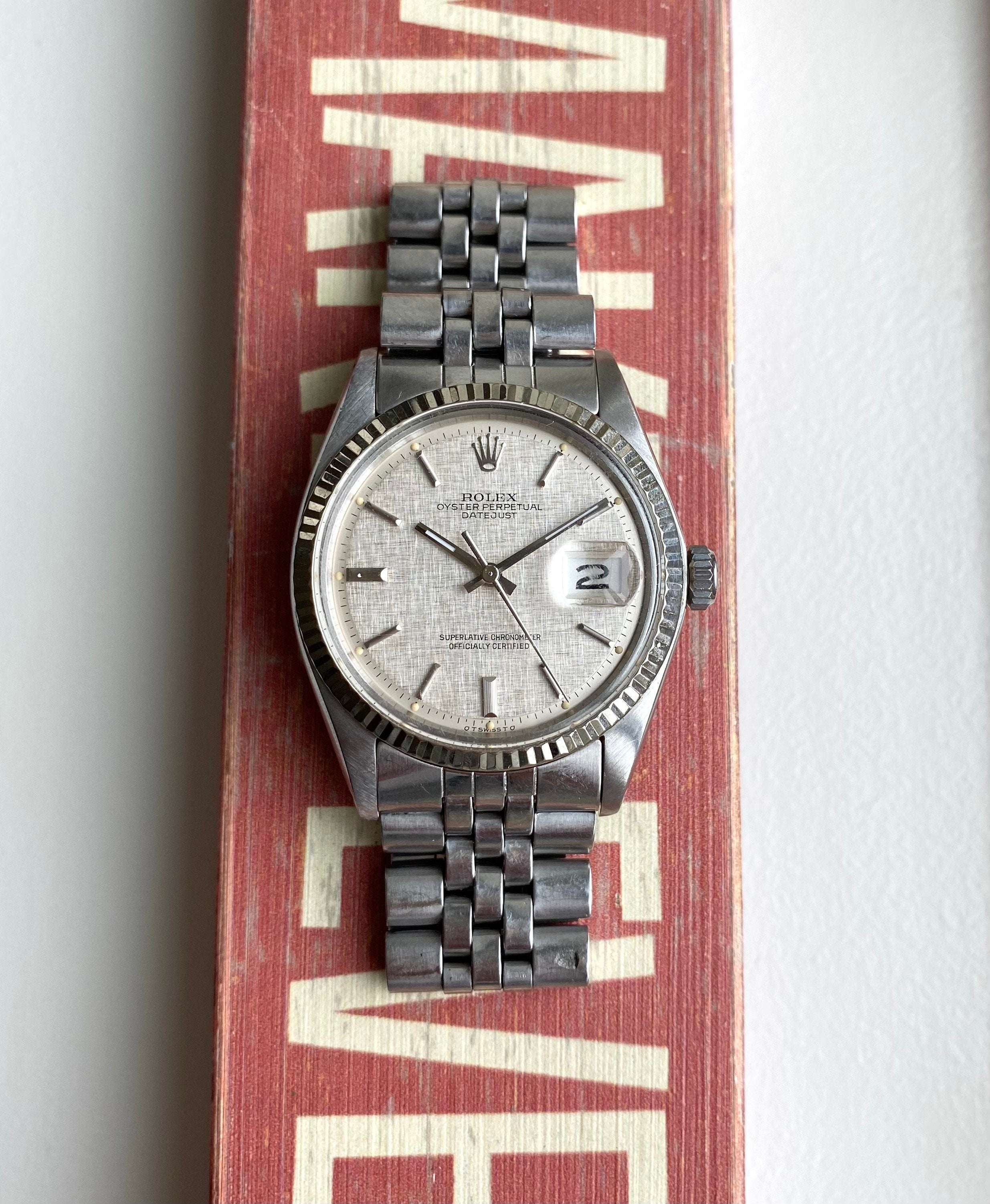 Rolex Datejust ref. 1601 — Linen Sigma Dial