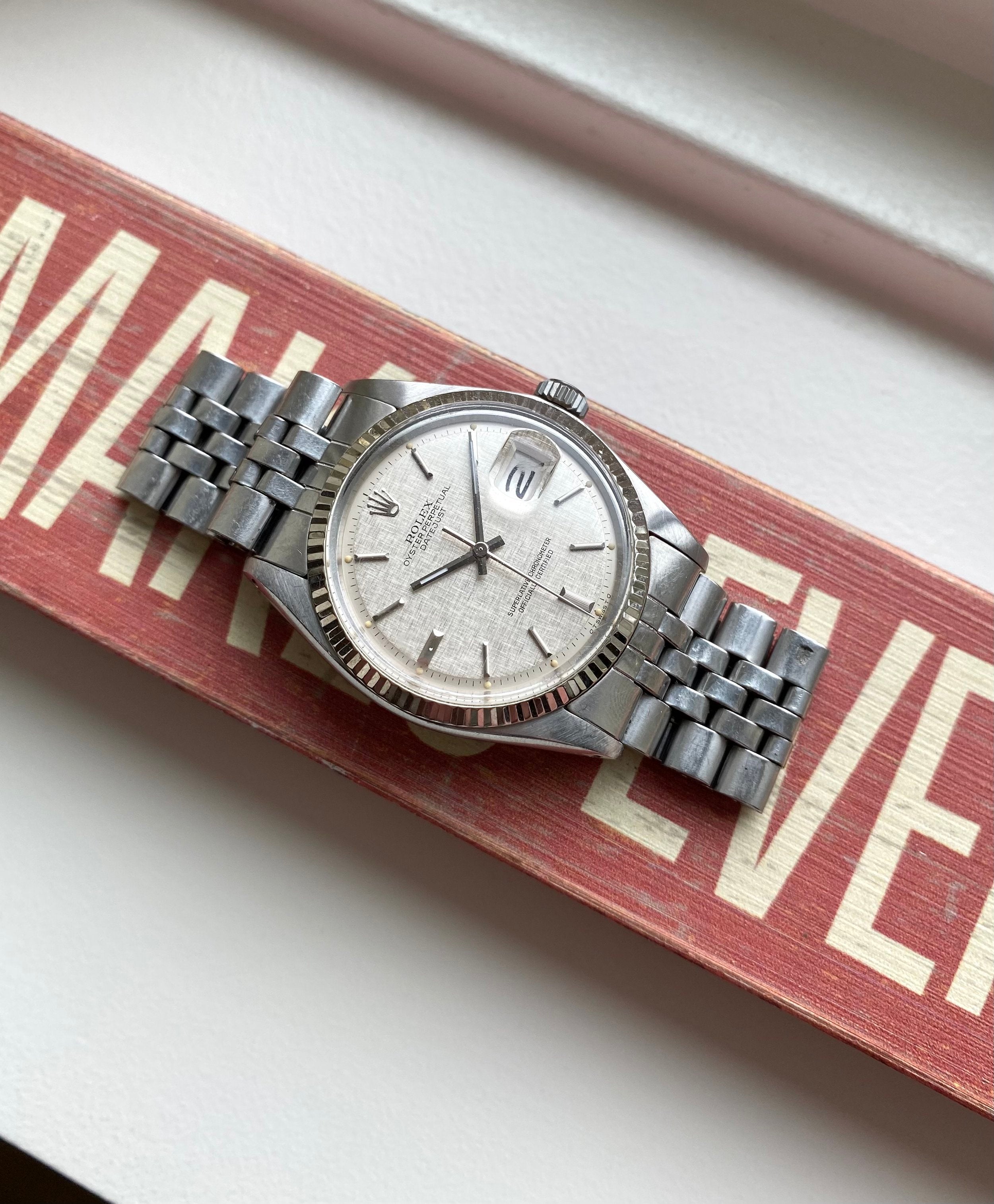 Rolex Datejust ref. 1601 — Linen Sigma Dial