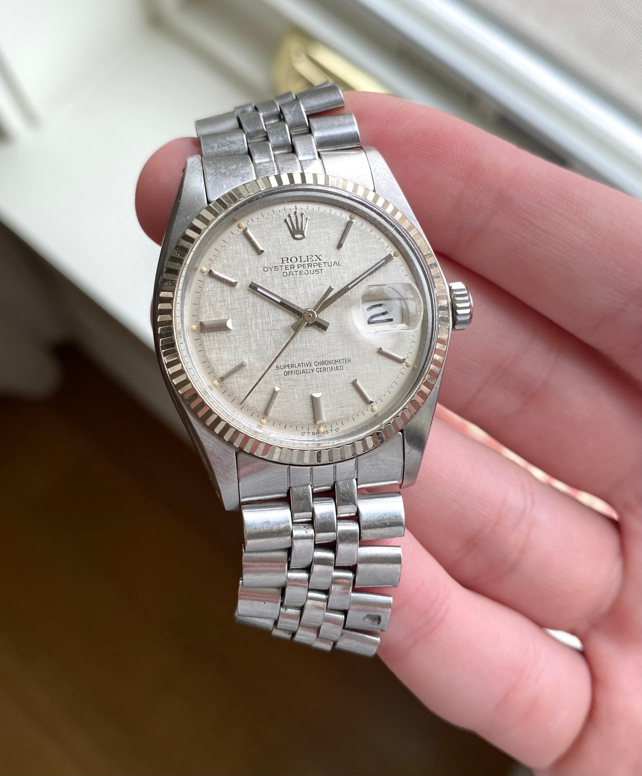 Rolex Datejust ref. 1601 — Linen Sigma Dial