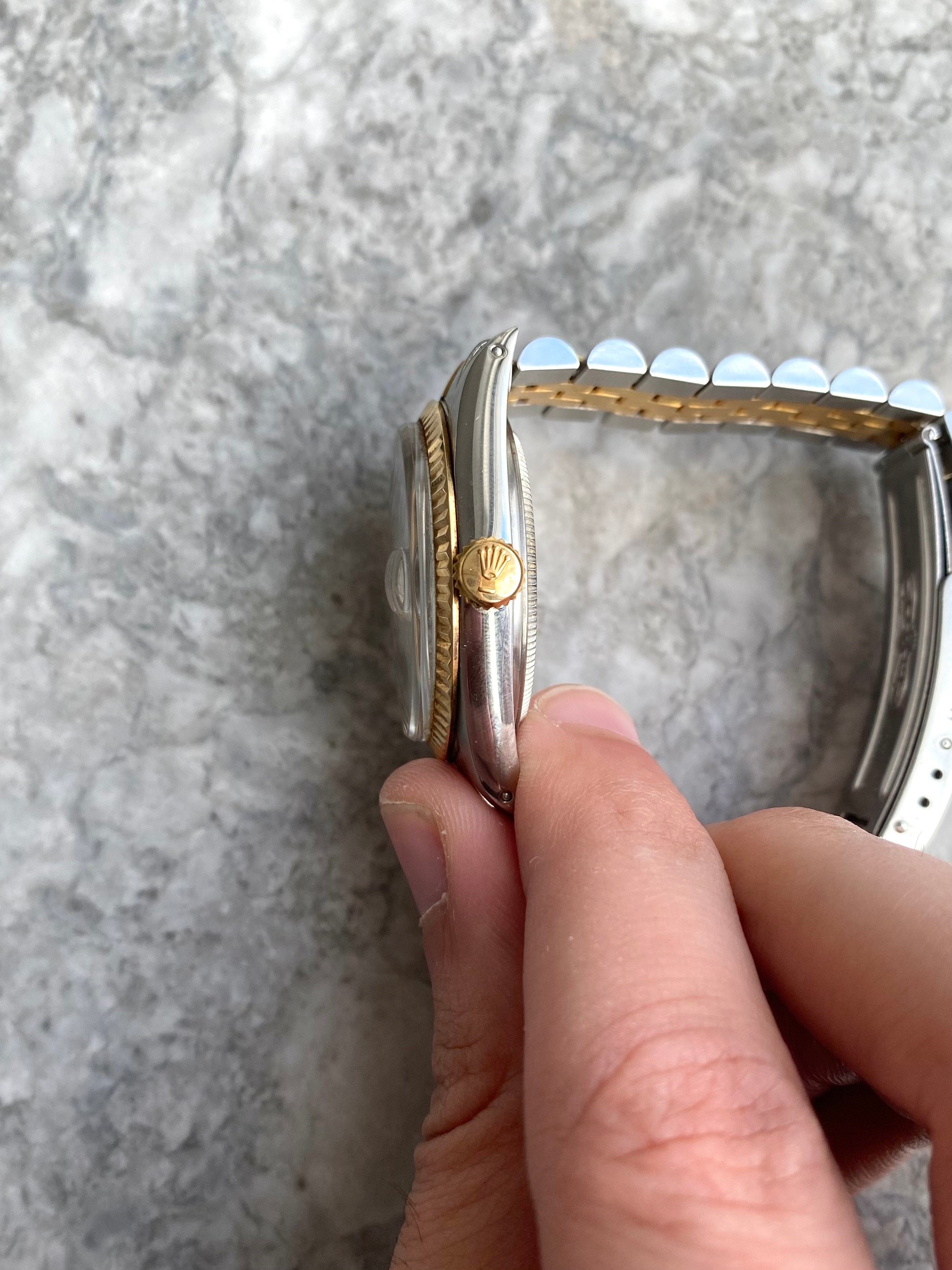 Rolex Datejust 16013 - White Boiler Gage Dial.