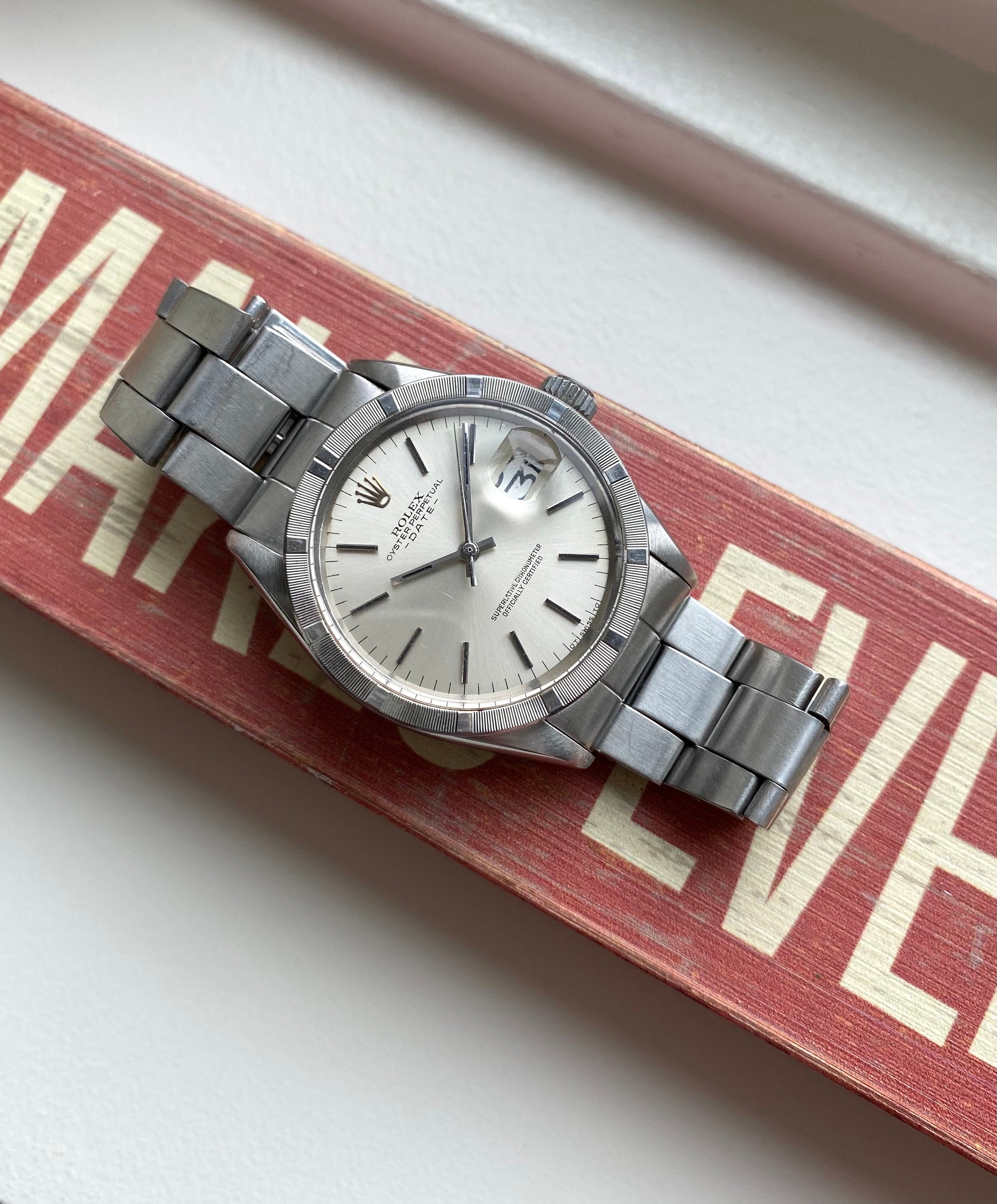 Rolex Oysterperpetual ref. 1501 — Silver Sigma Dial