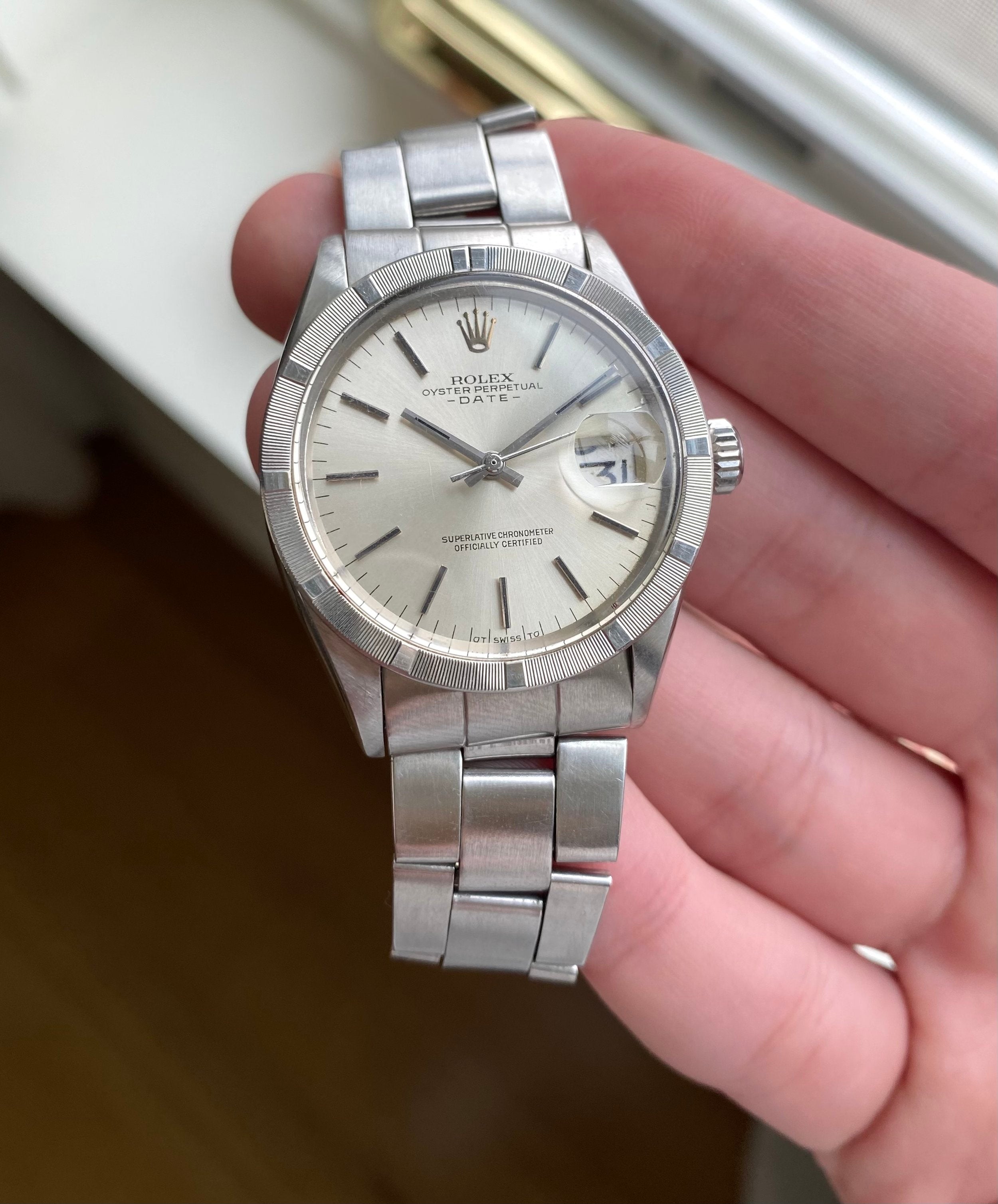 Rolex Oysterperpetual ref. 1501 — Silver Sigma Dial