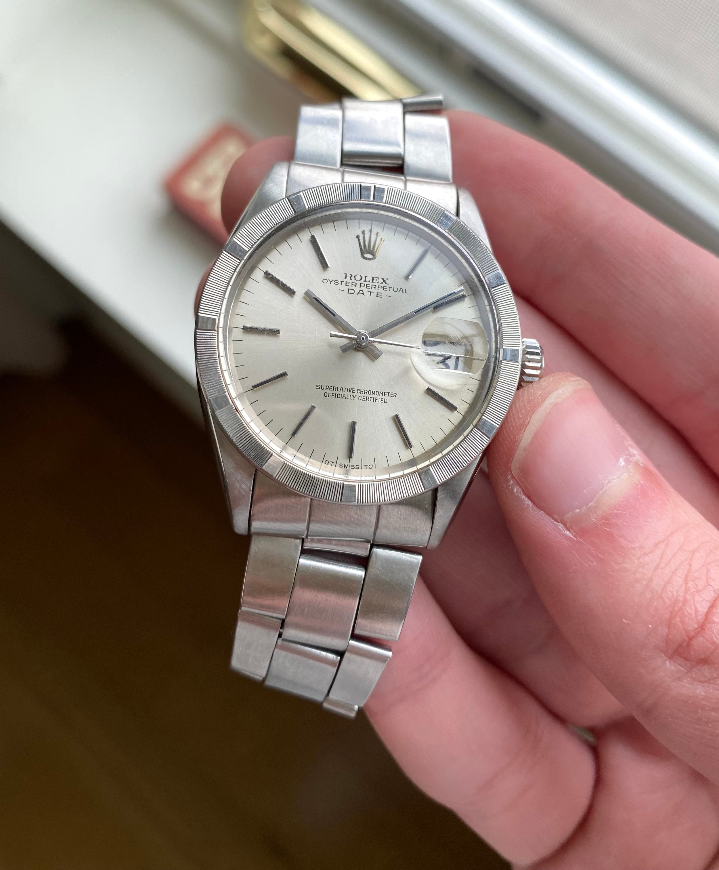 Rolex Oysterperpetual ref. 1501 — Silver Sigma Dial