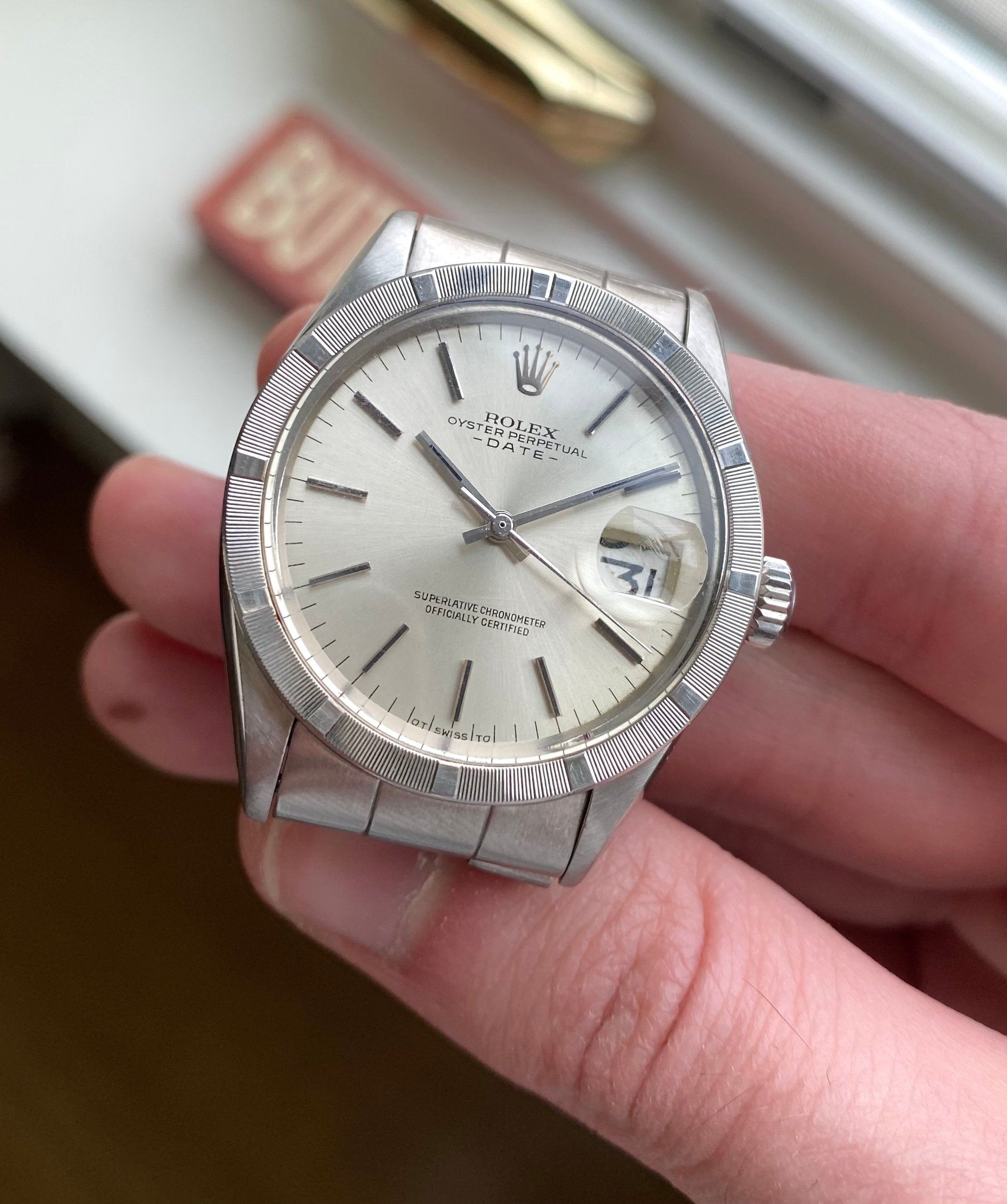 Rolex Oysterperpetual ref. 1501 — Silver Sigma Dial