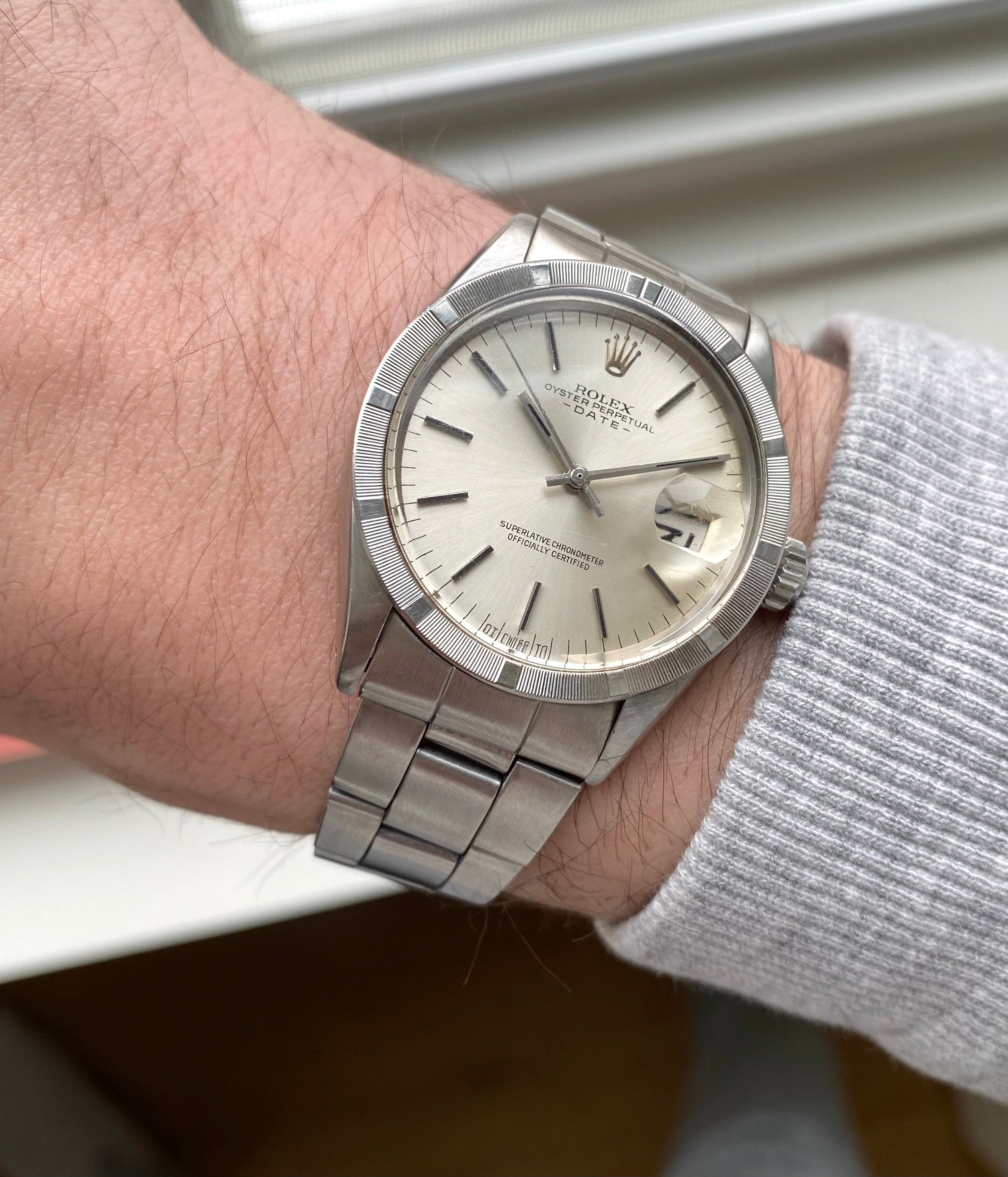 Rolex Oysterperpetual ref. 1501 — Silver Sigma Dial