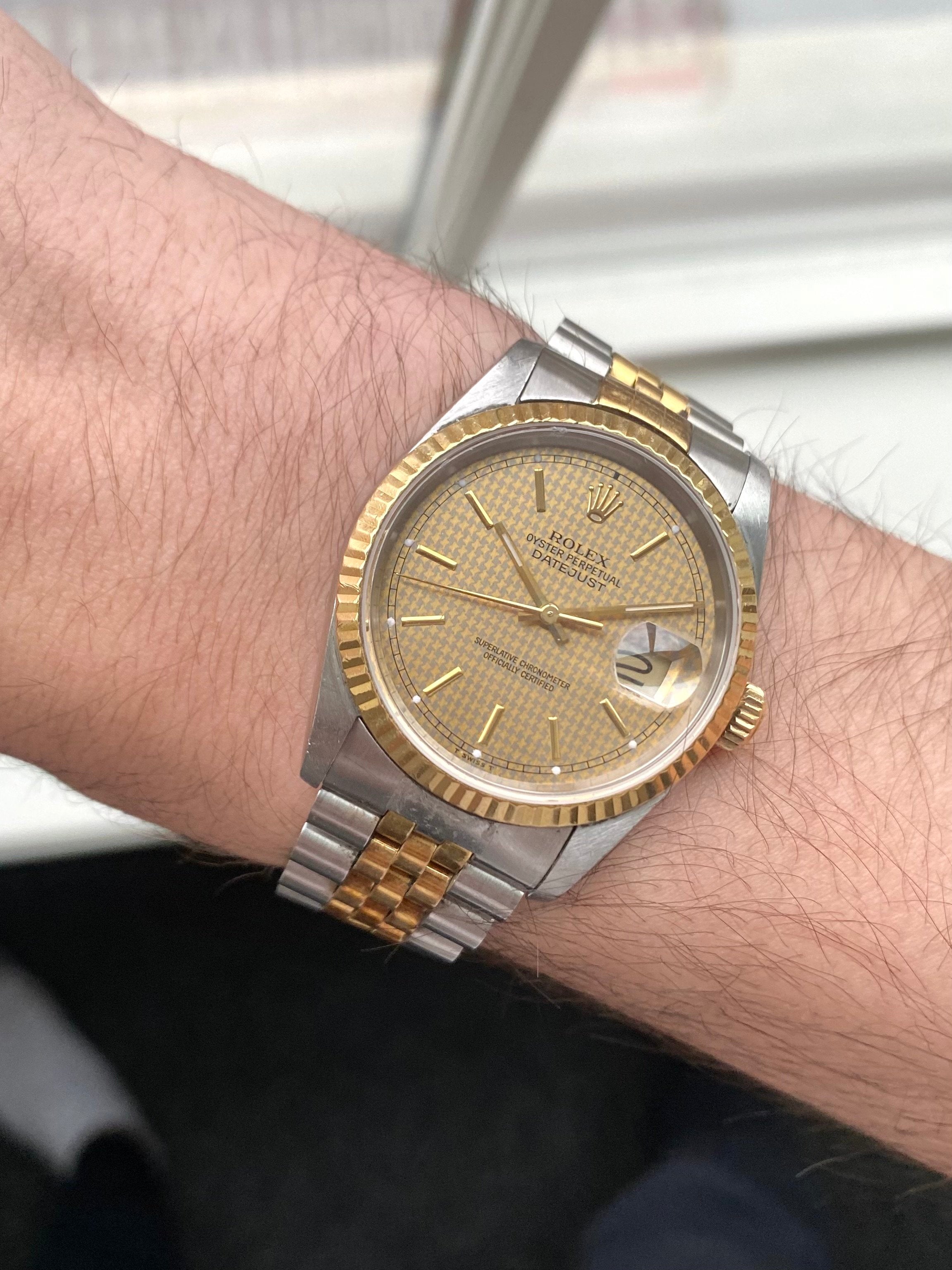 Rolex Datejust 16233 - Houndstooth Dial