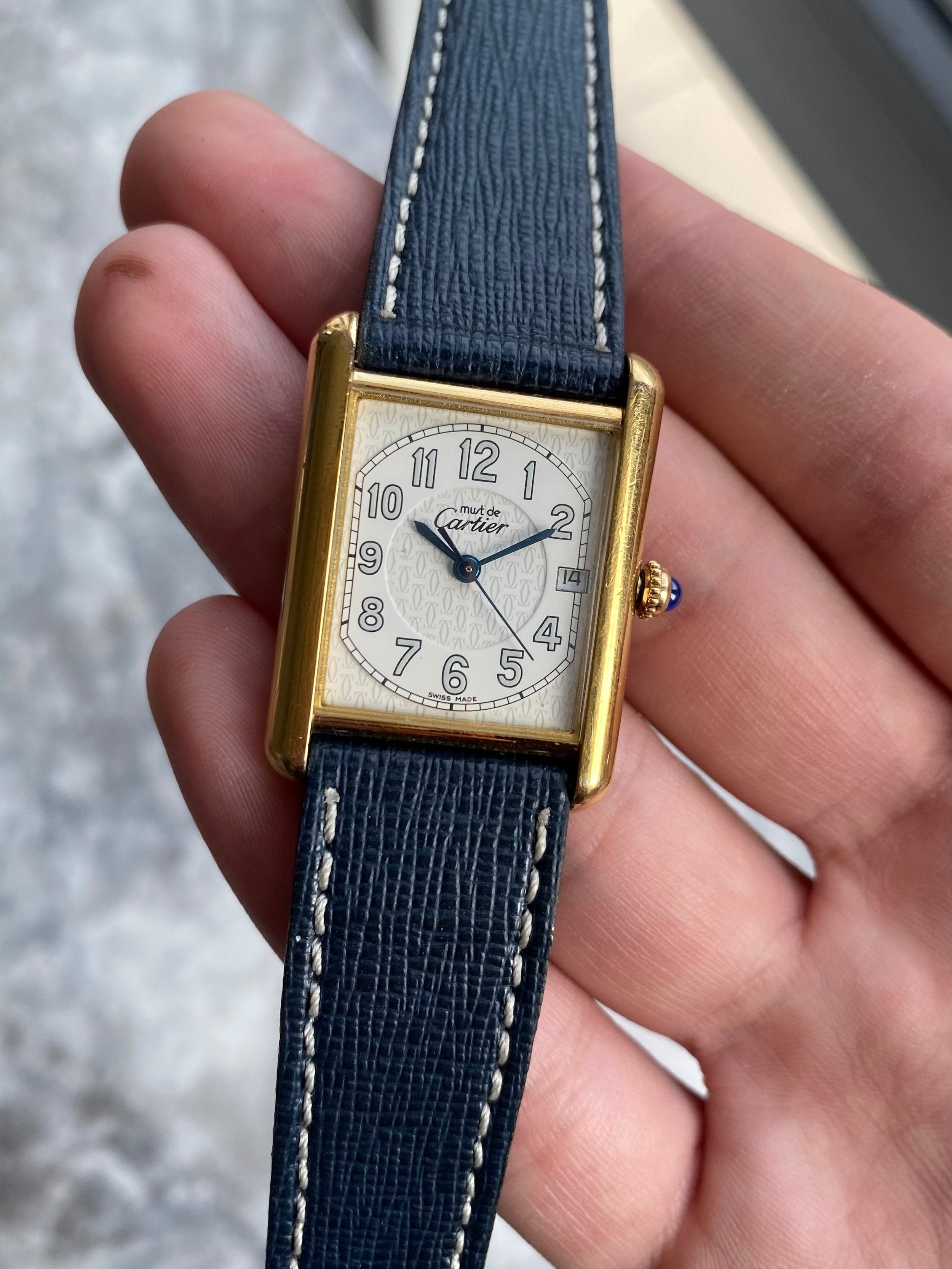 Cartier Tank 2413 - White Arabic Numerals