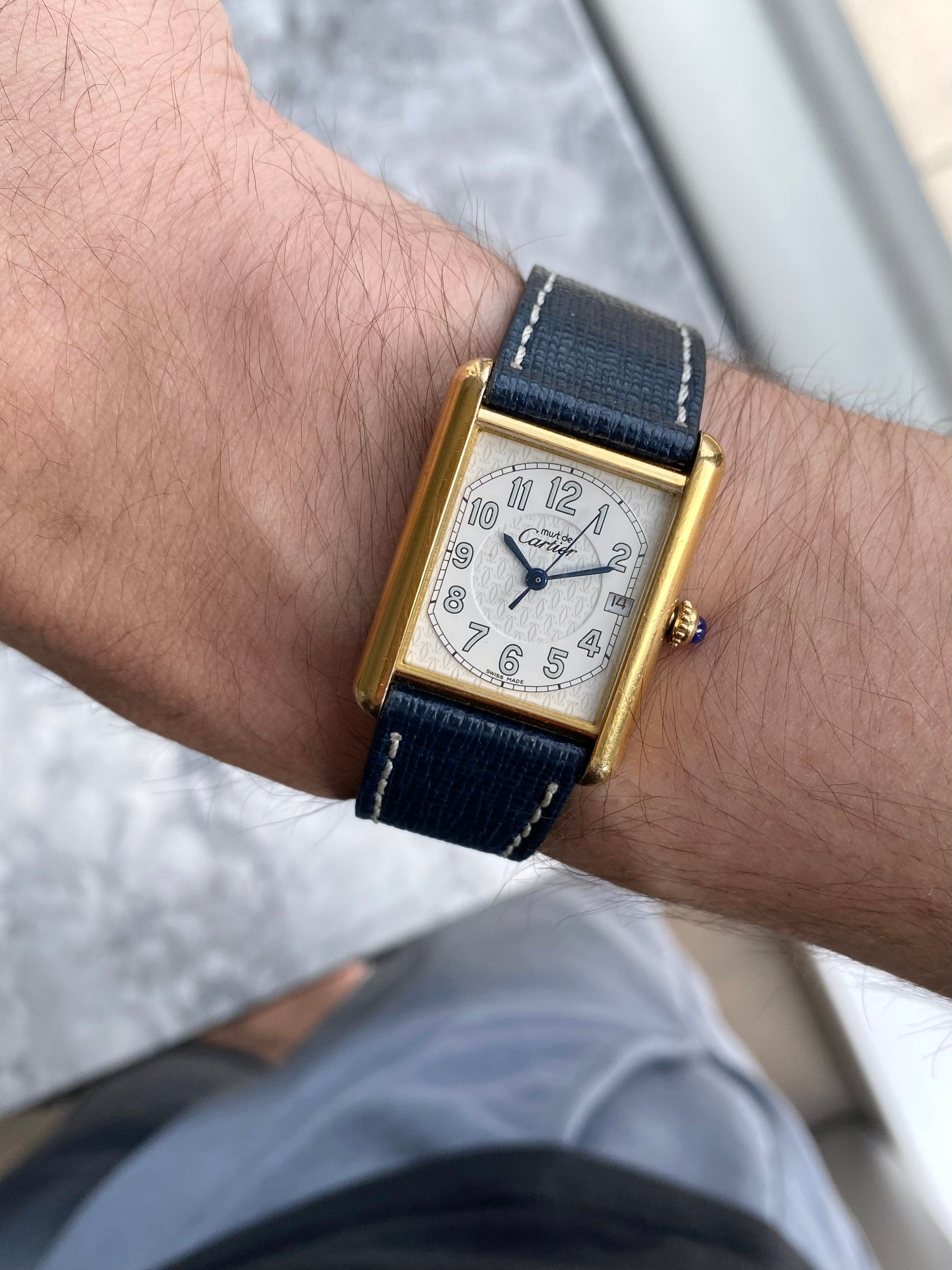 Cartier Tank 2413 - White Arabic Numerals