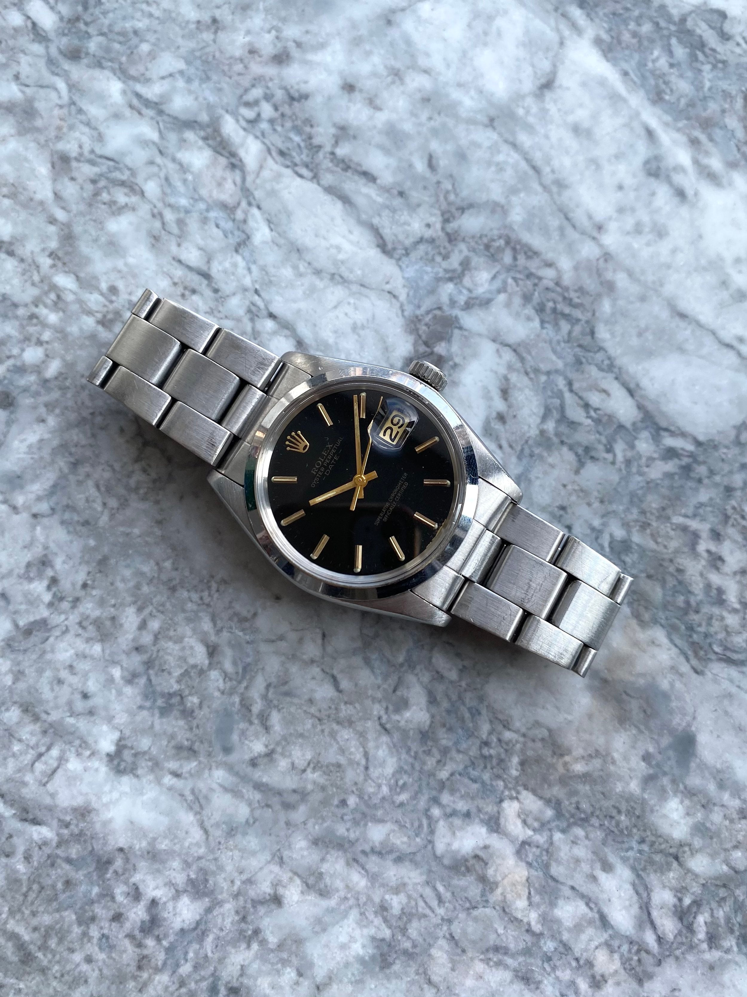 Rolex OP 1500 - Glossy Black Dial.