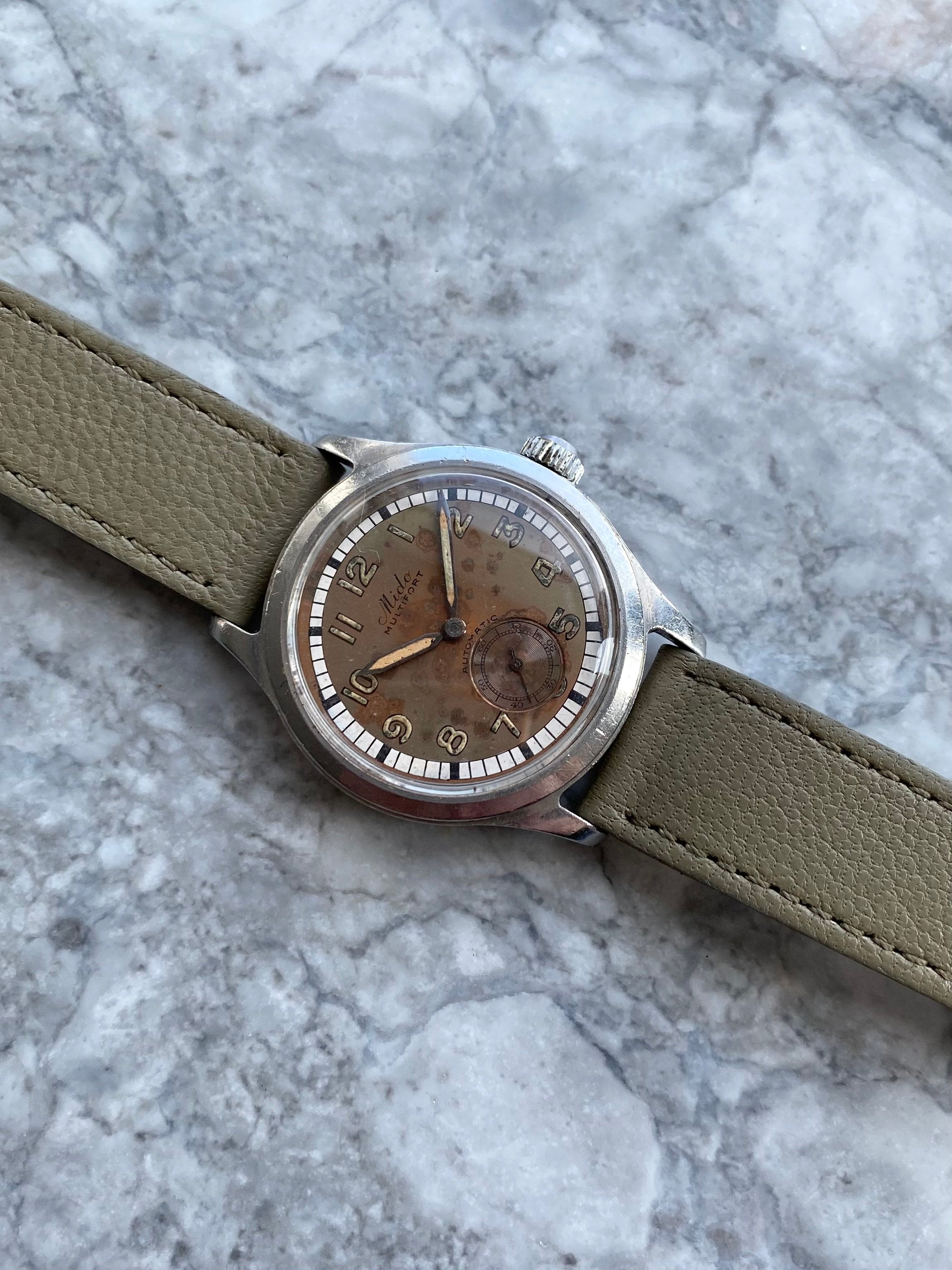 Mido Multisport - Patina Dial.