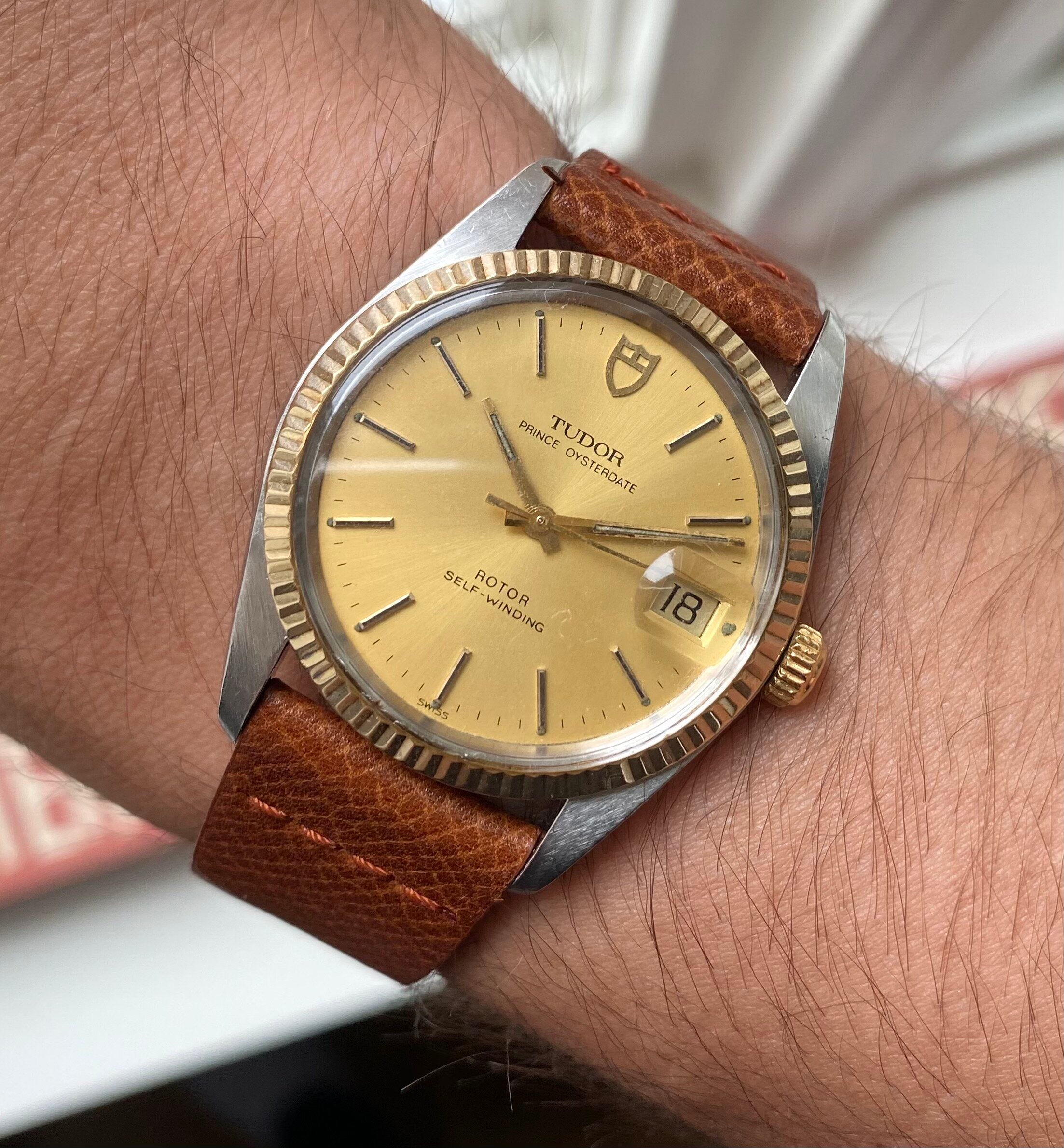 Tudor Prince Oysterdate — Two-tone