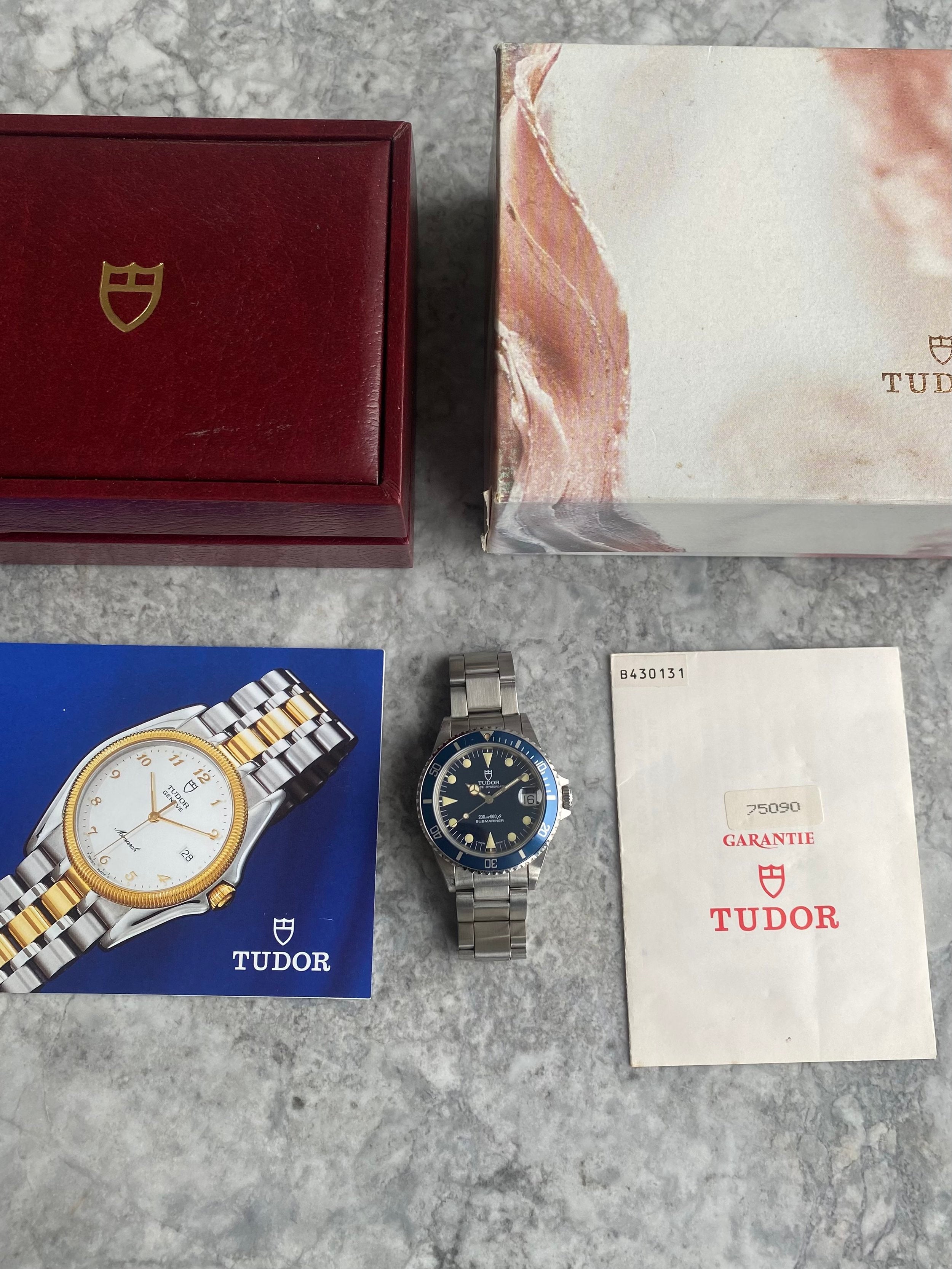 Tudor Submariner 75090 - Box and Papers.