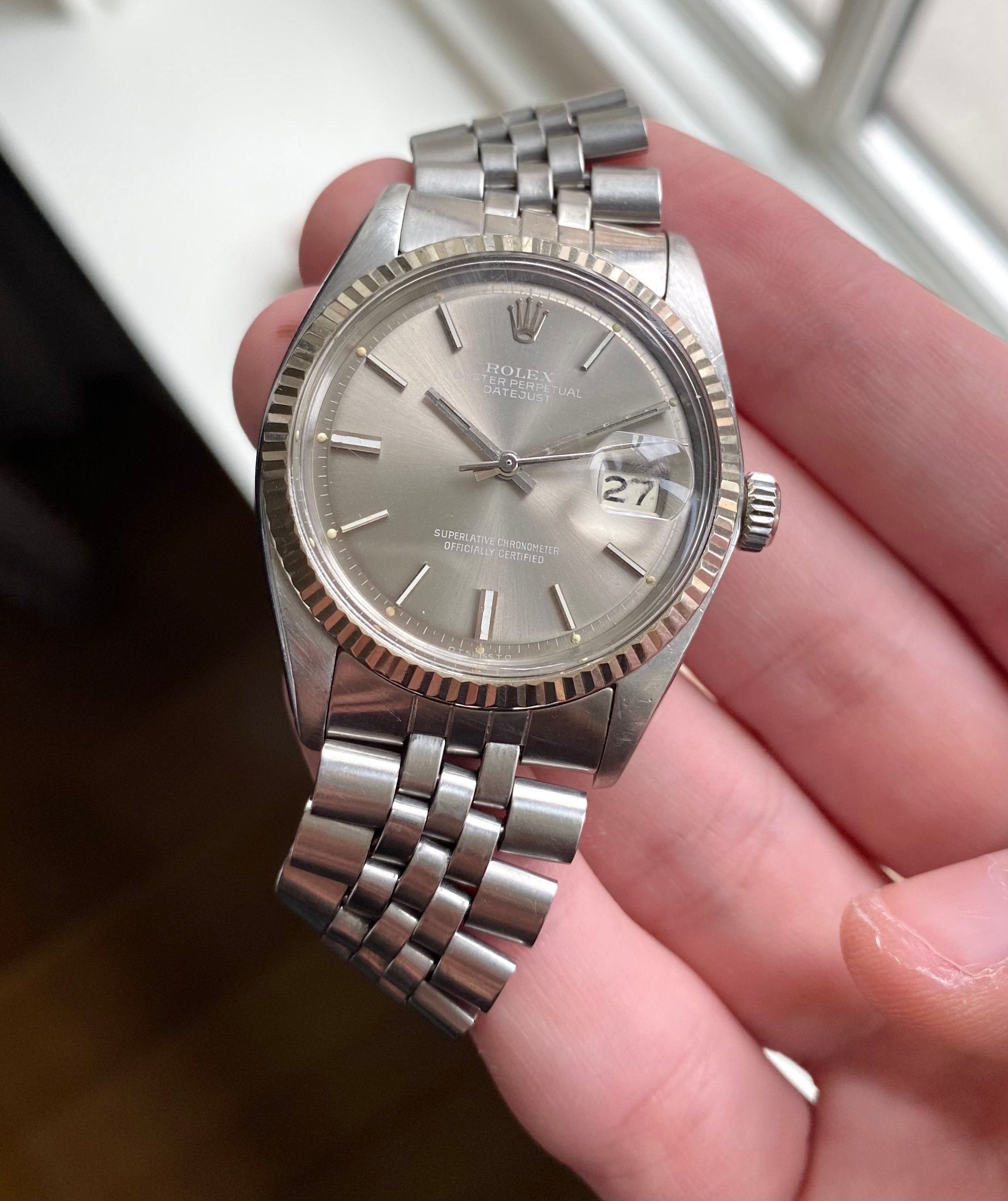 Rolex Dateust ref. 1601 — Taupe Sigma Dial