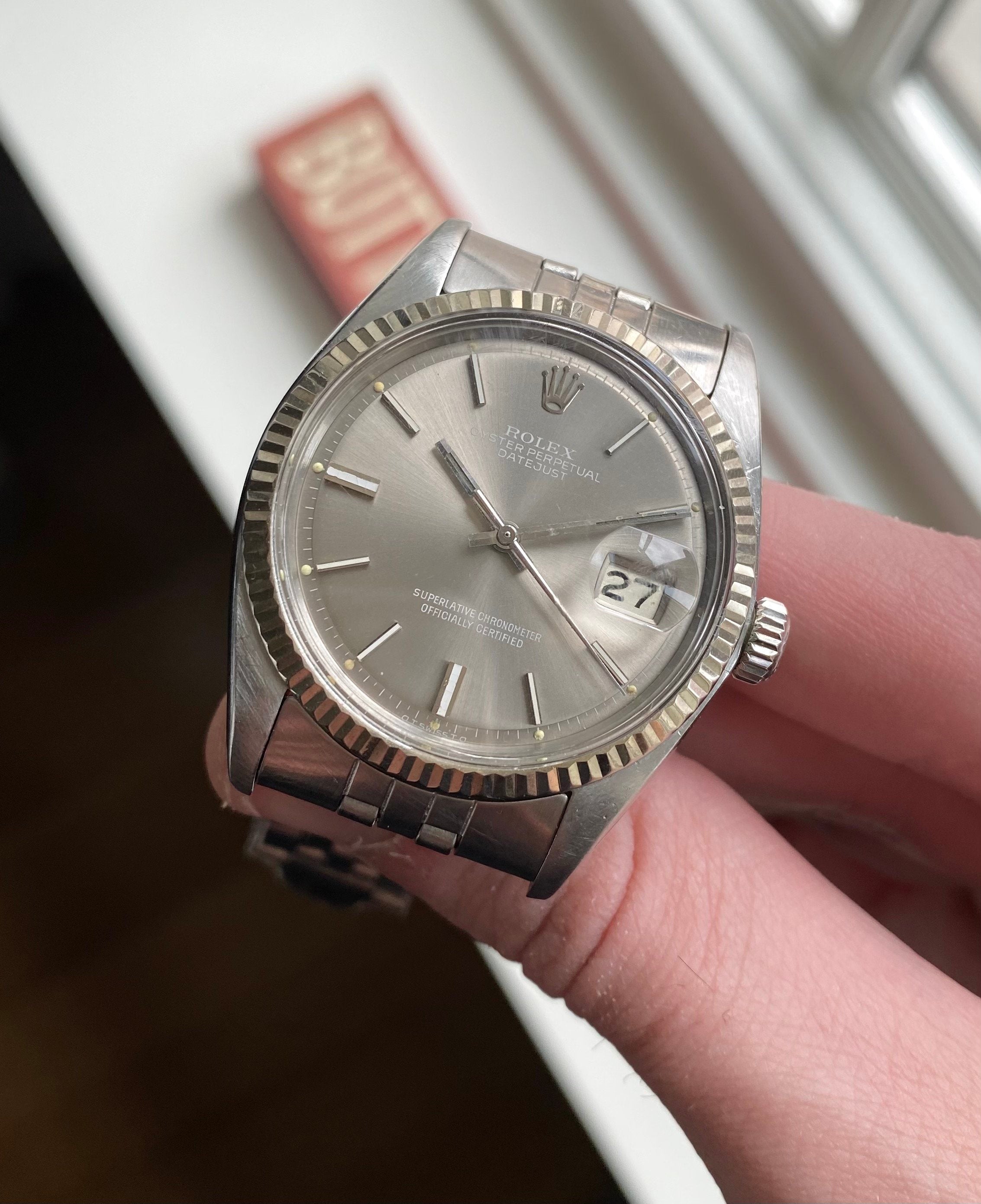 Rolex Dateust ref. 1601 — Taupe Sigma Dial