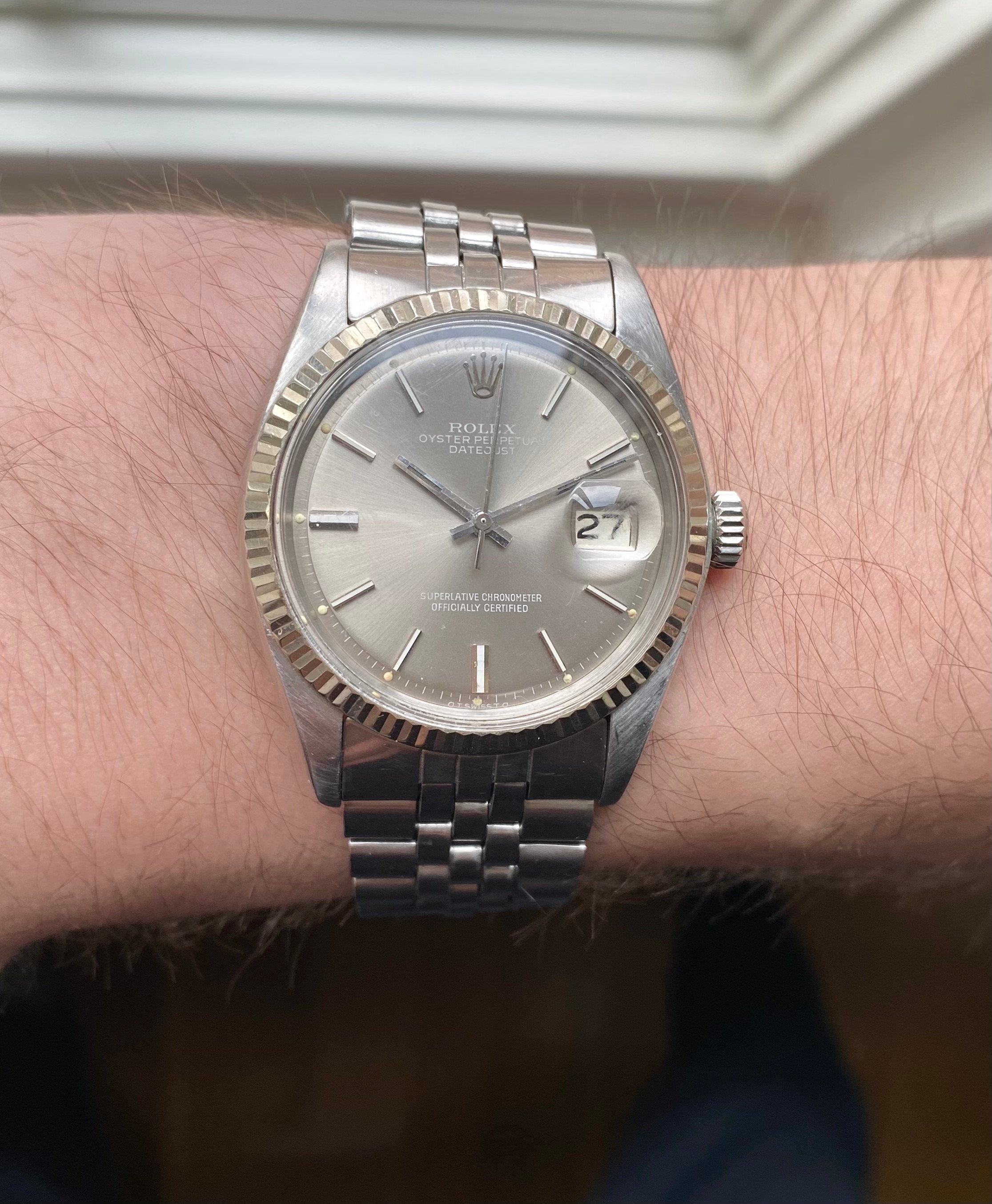 Rolex Dateust ref. 1601 — Taupe Sigma Dial