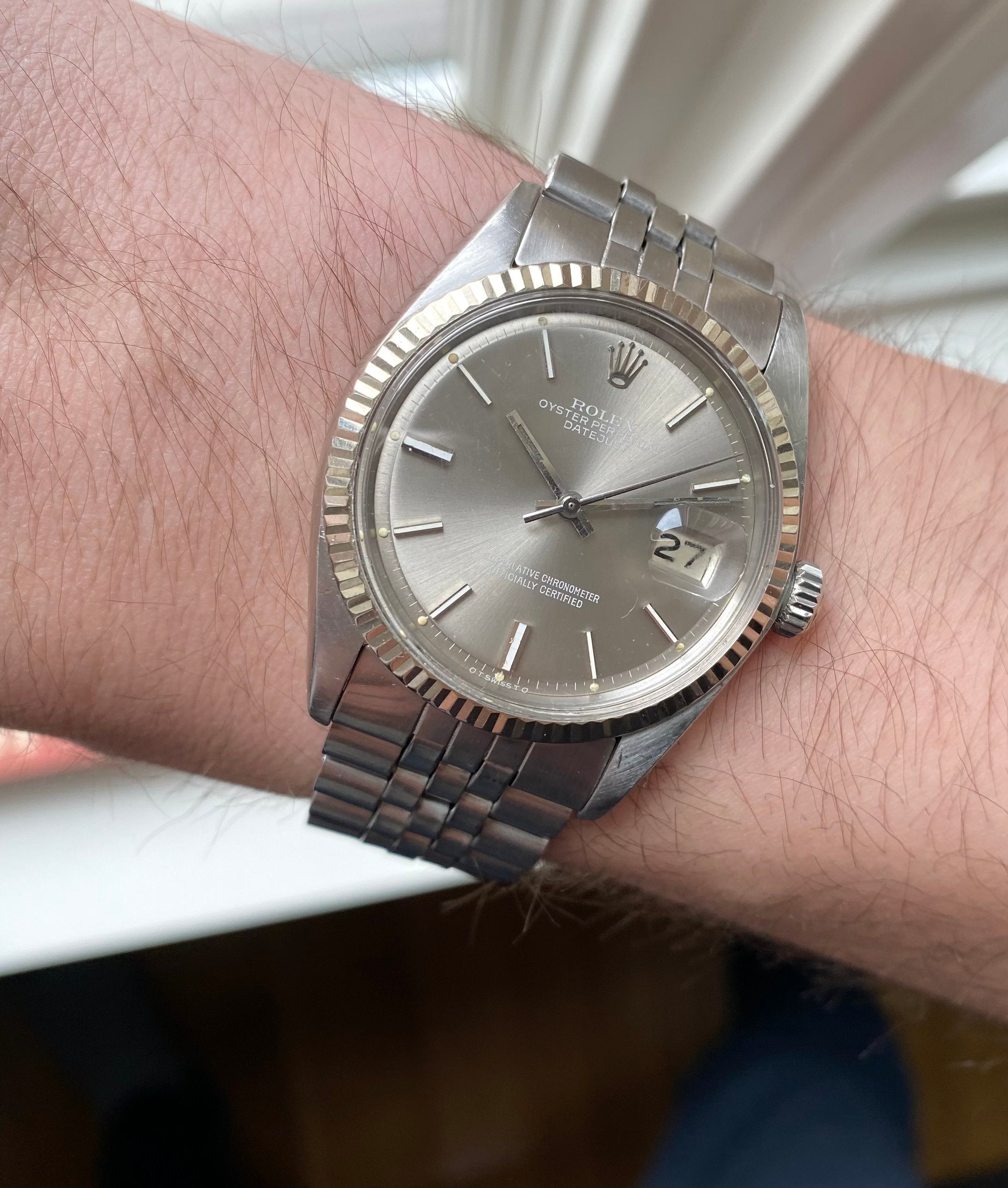 Rolex Dateust ref. 1601 — Taupe Sigma Dial