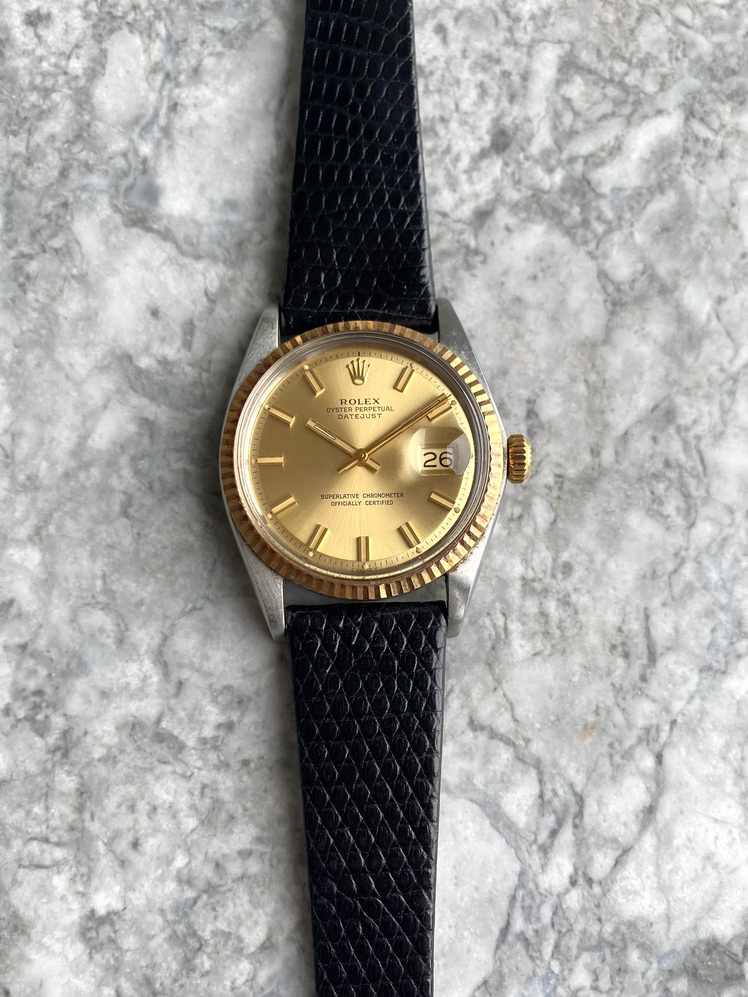 Rolex Datejust 1601 - Two Tone Wideboy Dial.