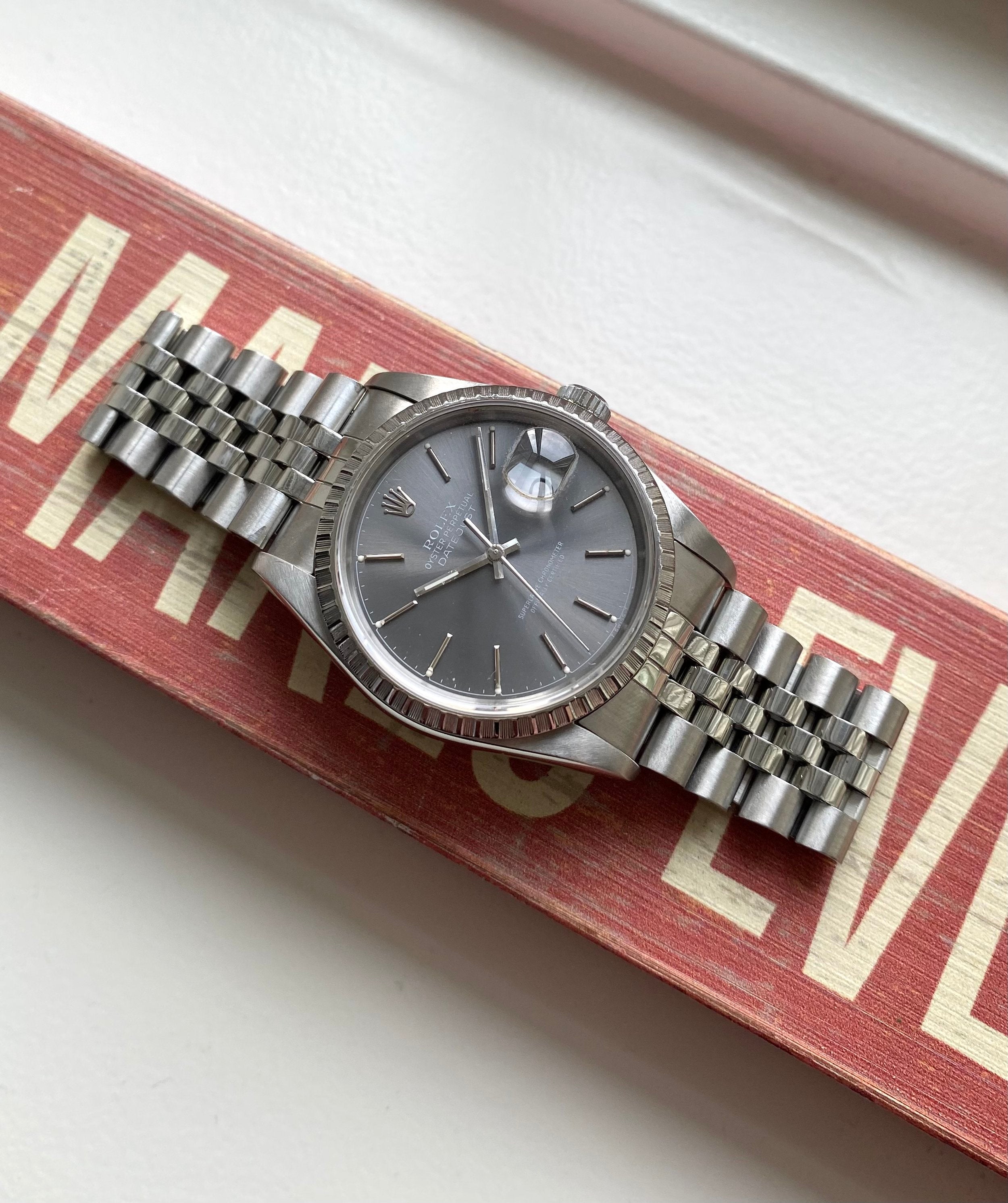 Rolex Datejust ref. 16220 — Grey Dial