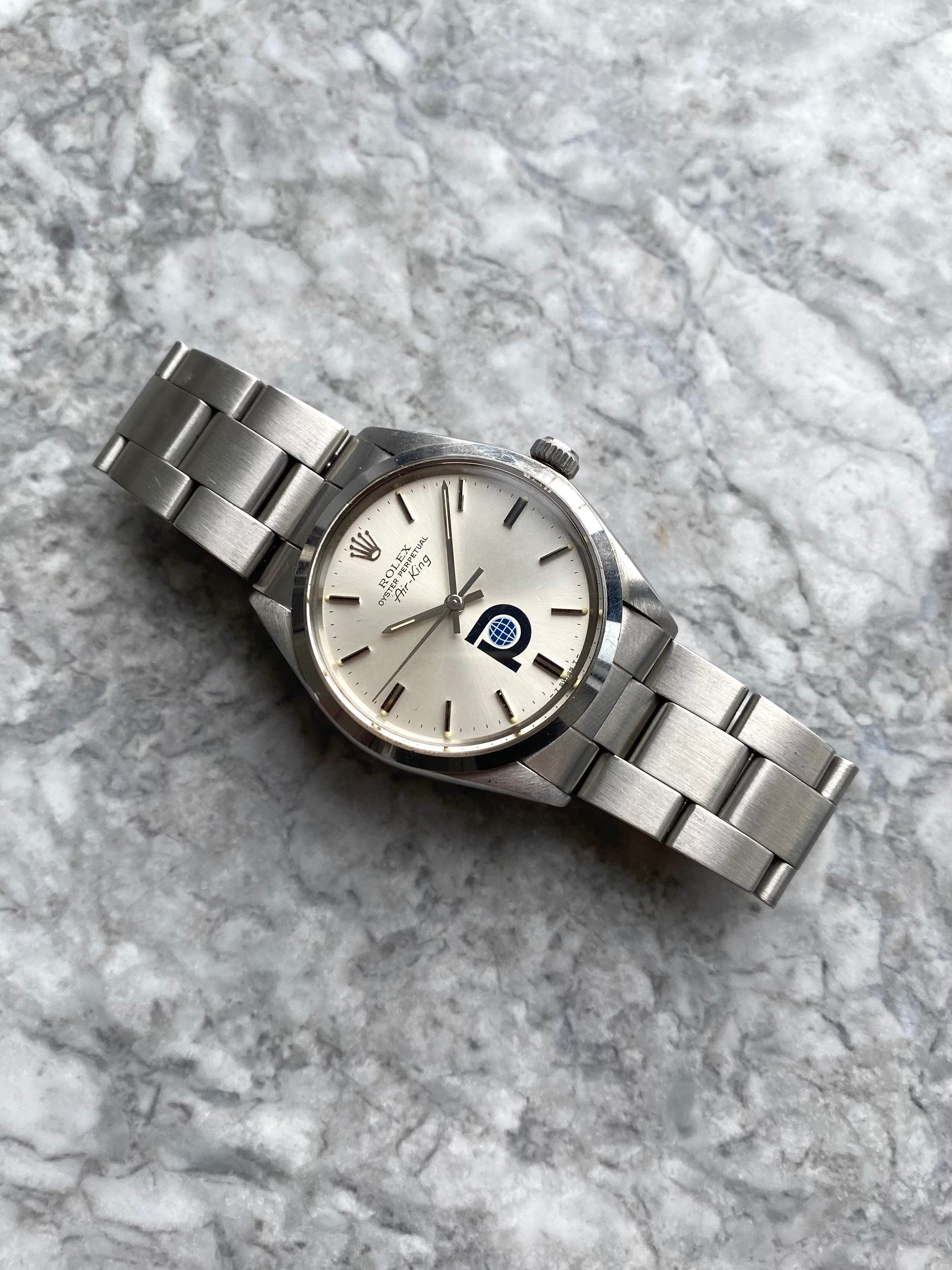 Rolex Air King 5500 - Pool Intairdril Dial.