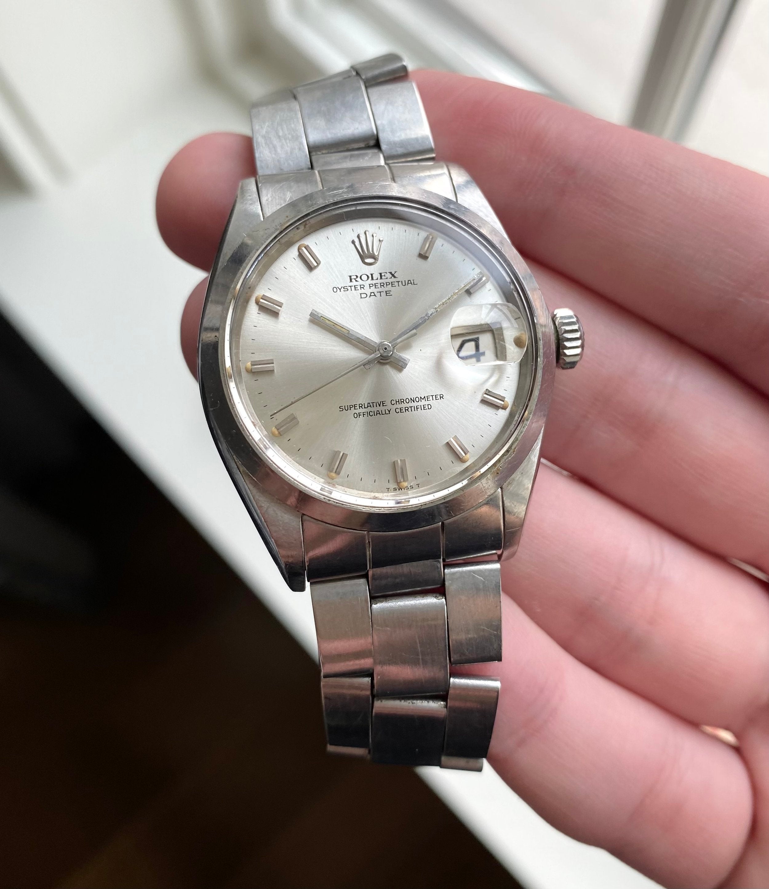 Rolex OP ref. 1500 — “Wideboy”