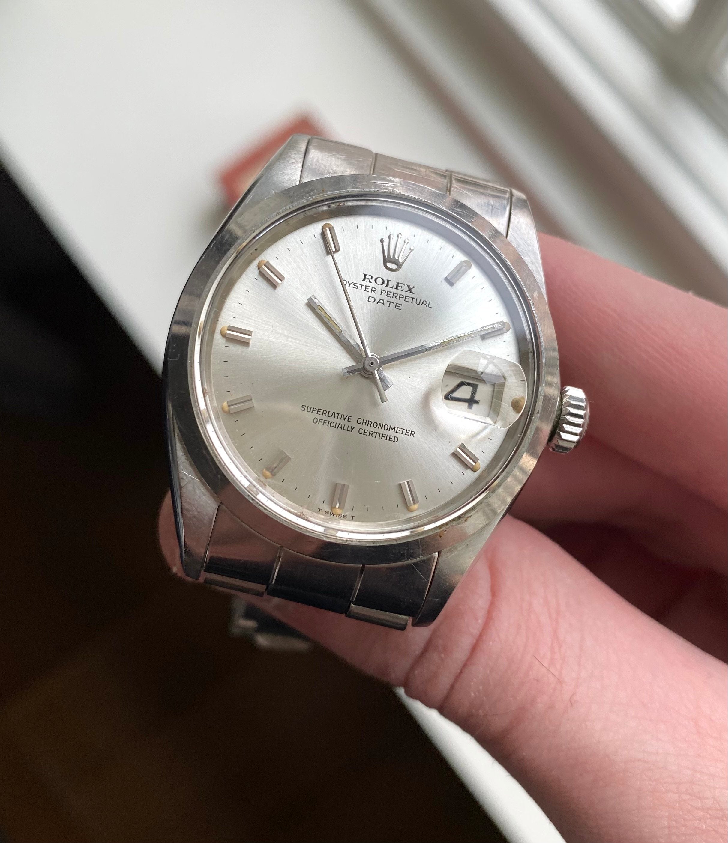 Rolex OP ref. 1500 — “Wideboy”