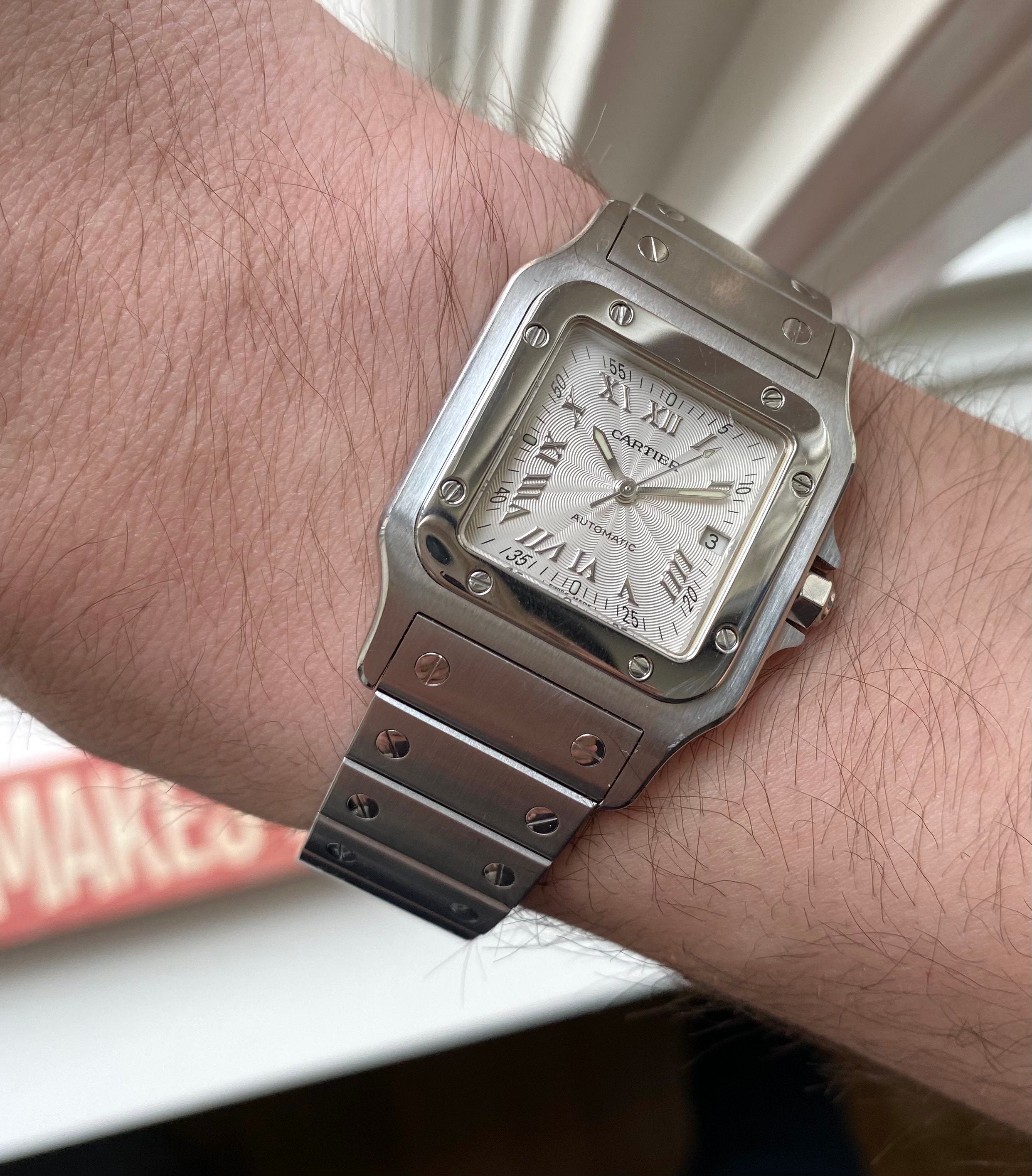 Cartier Santos ref. 2319 — Guilloché Dial