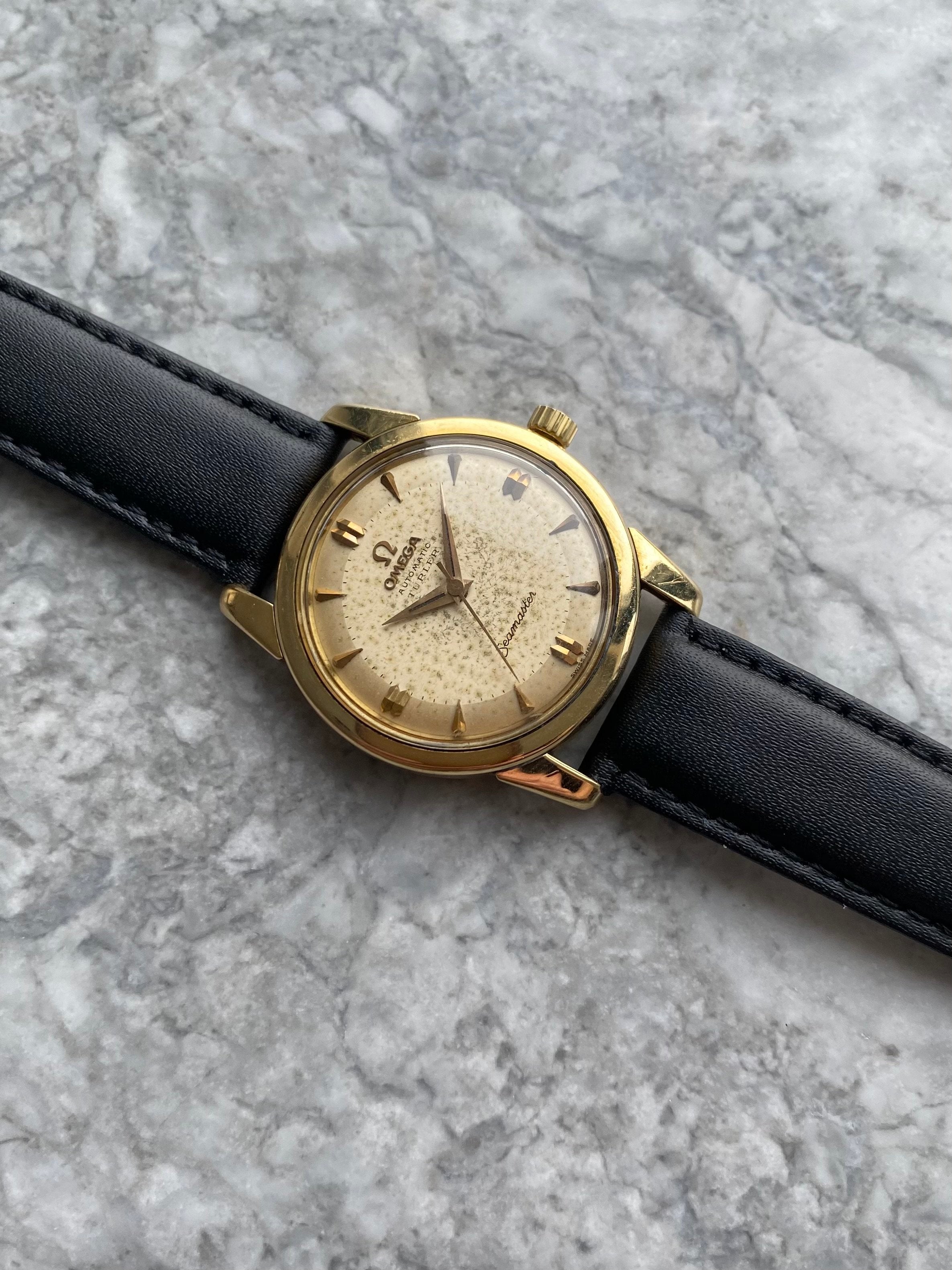 Omega Seamaster 18K Gold - Turler Stamp.