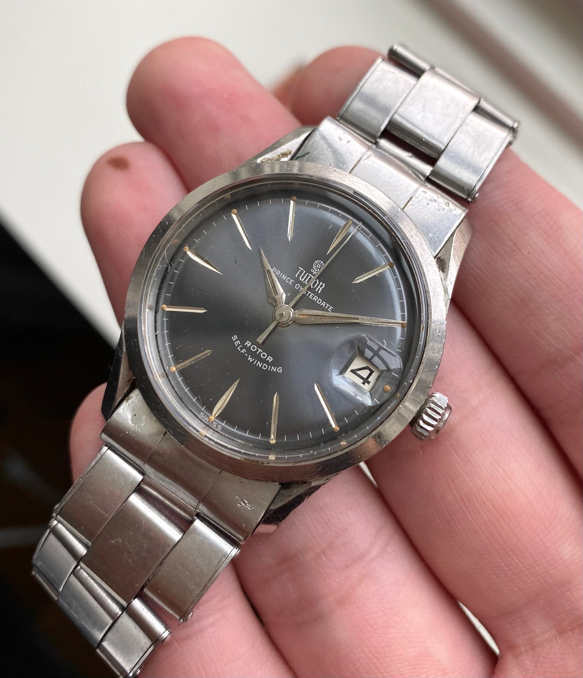 Tudor Prince Oysterdate — Grey Rose Dial