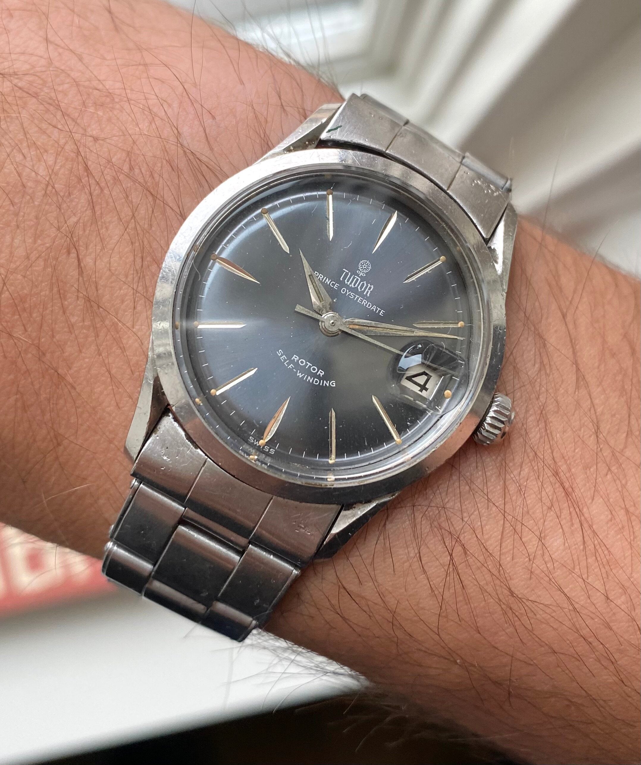 Tudor Prince Oysterdate — Grey Rose Dial