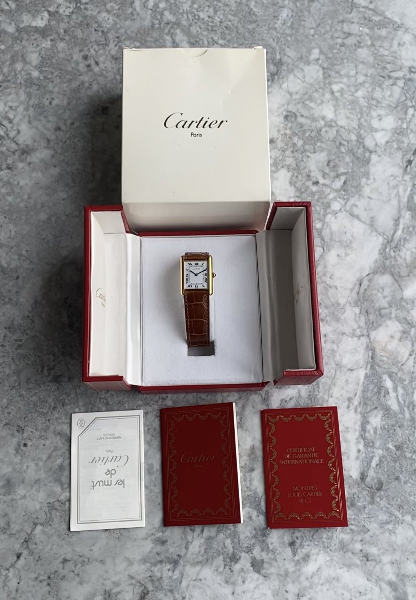 Cartier Tank Louis - Box and Papers.