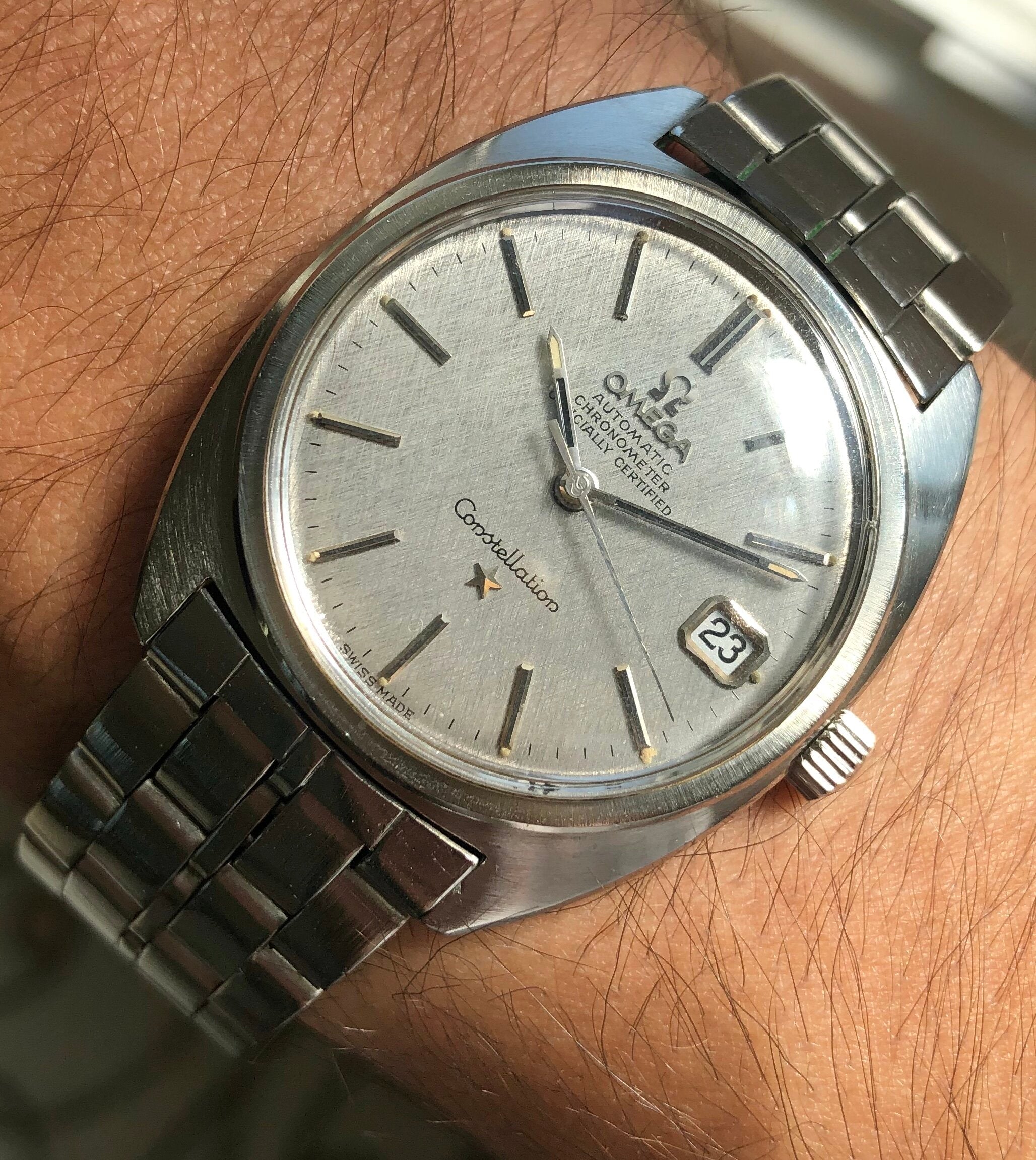 Omega Constellation — Linen Dial