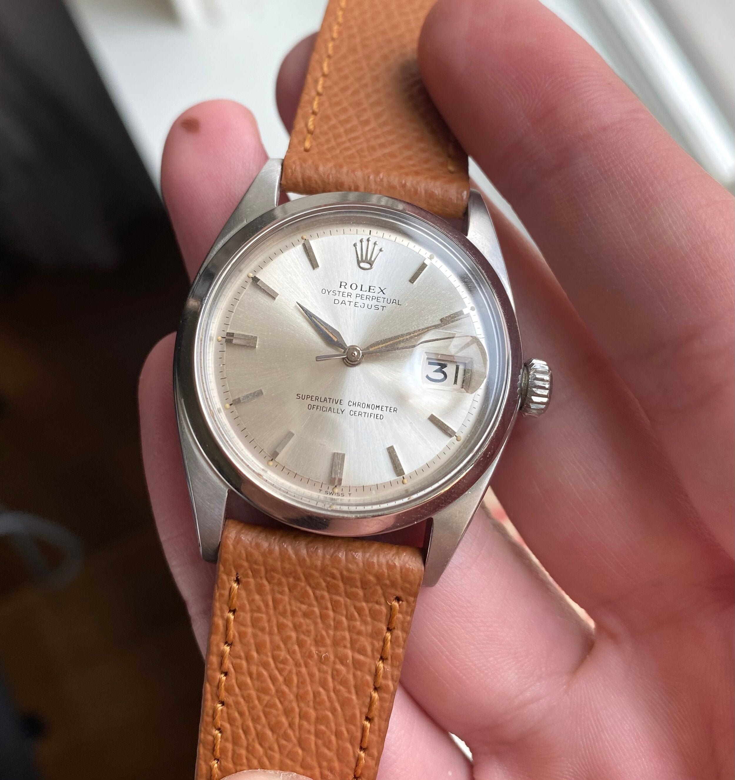 Rolex Datejust ref. 1600 — Alpha Hands