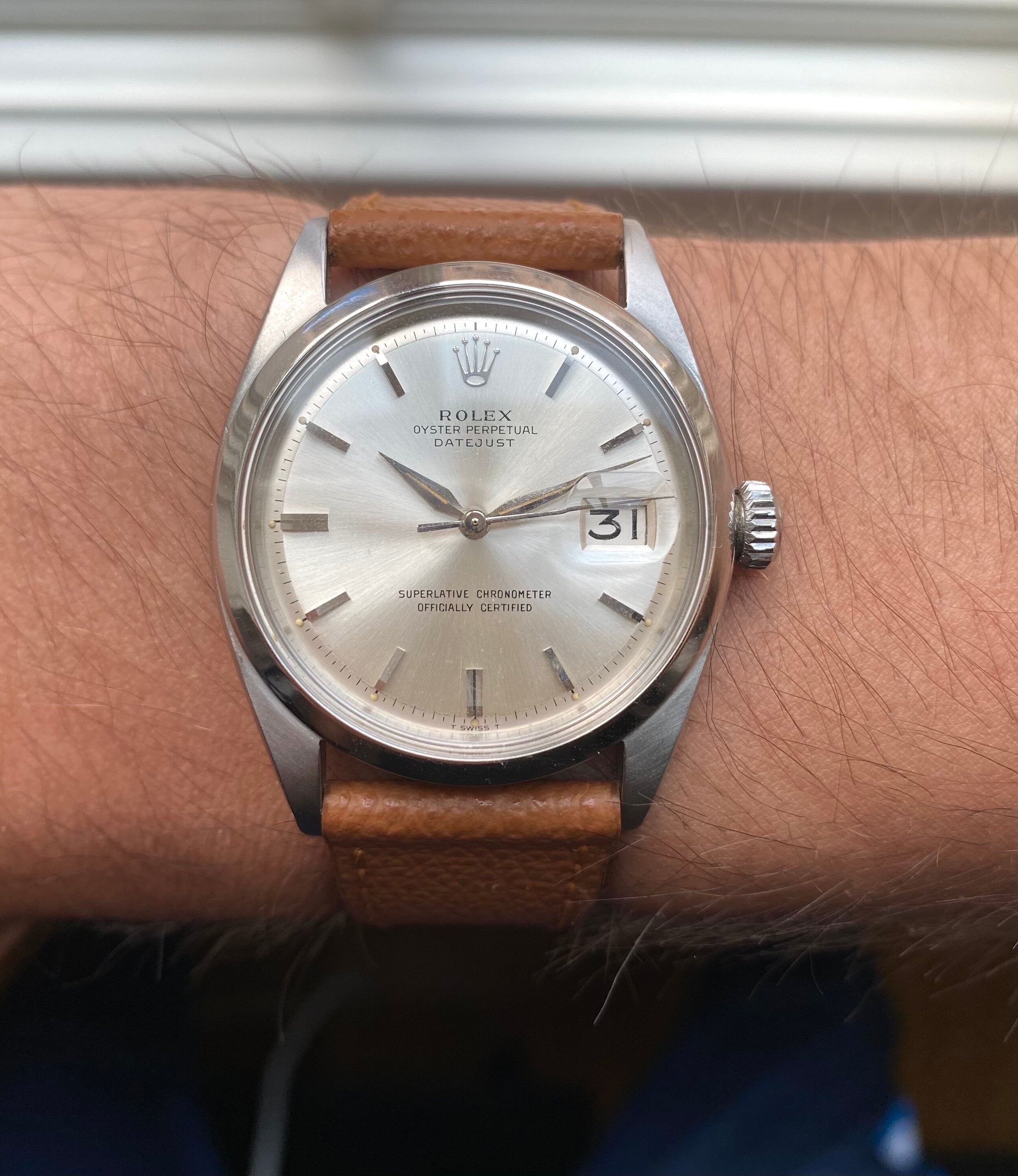 Rolex Datejust ref. 1600 — Alpha Hands