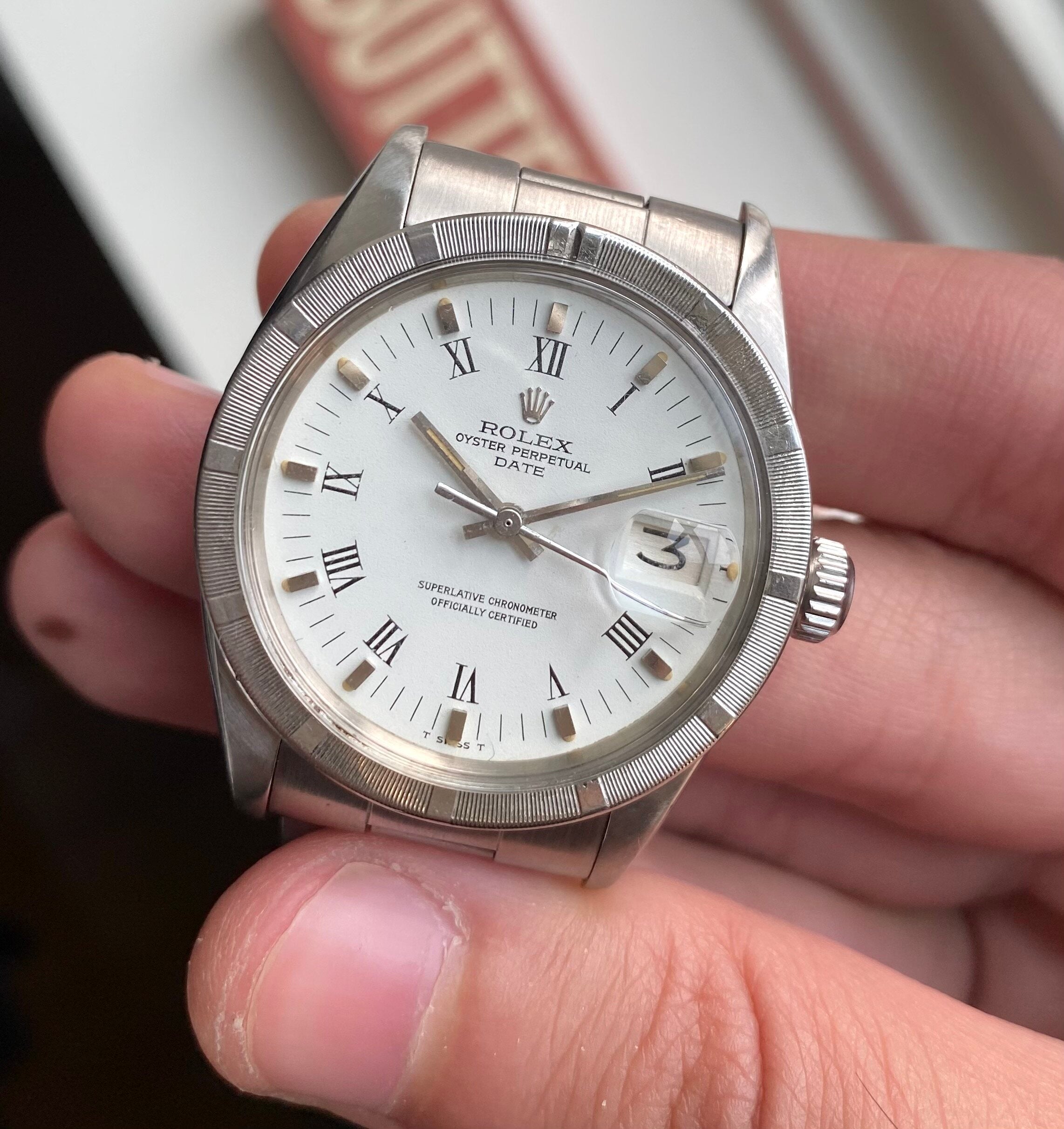 Rolex Oyster Perpetual ref. 1501 — White Roman Numeral Dial