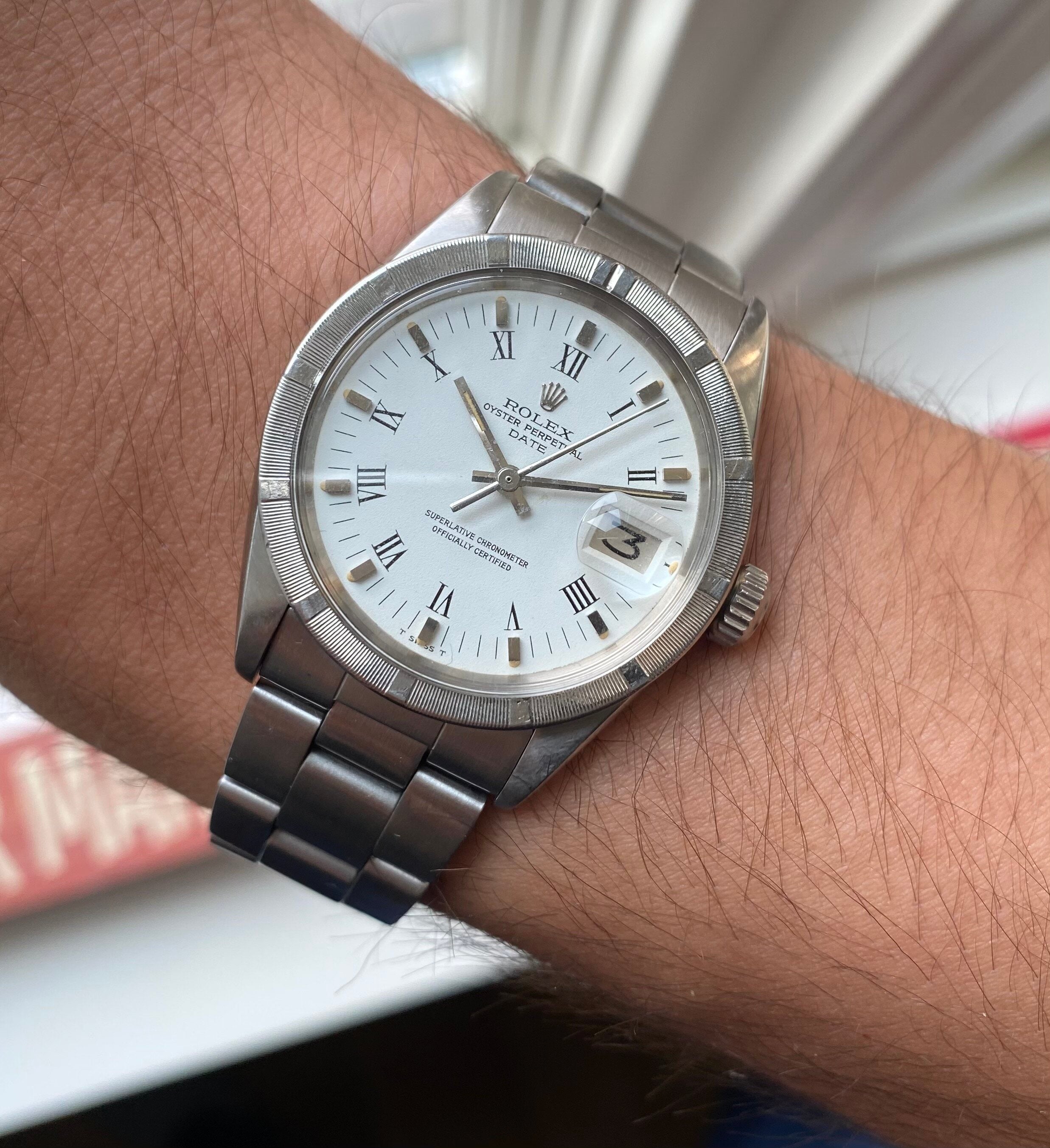 Rolex Oyster Perpetual ref. 1501 — White Roman Numeral Dial