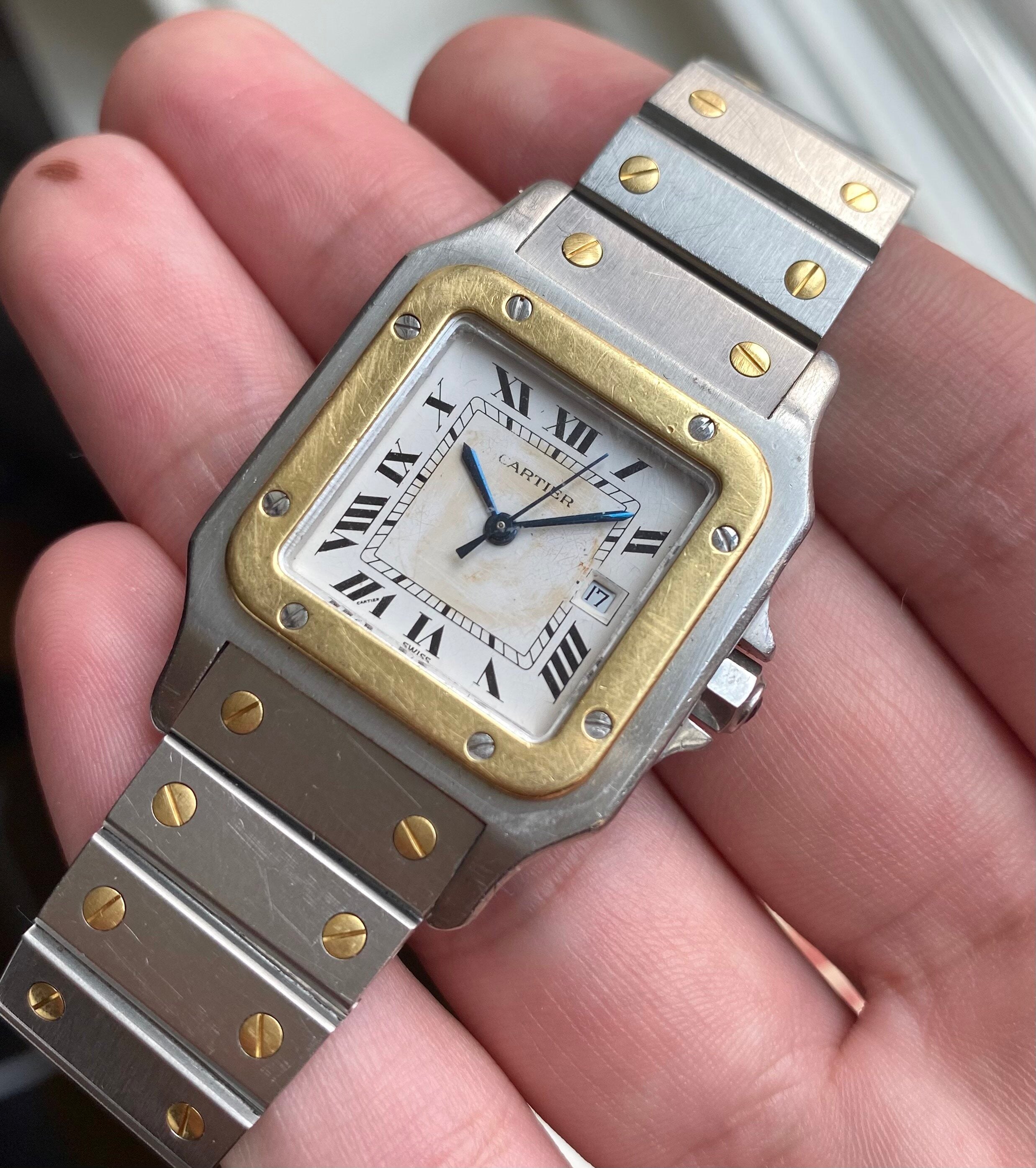 Cartier Santos Carrée — Two-tone