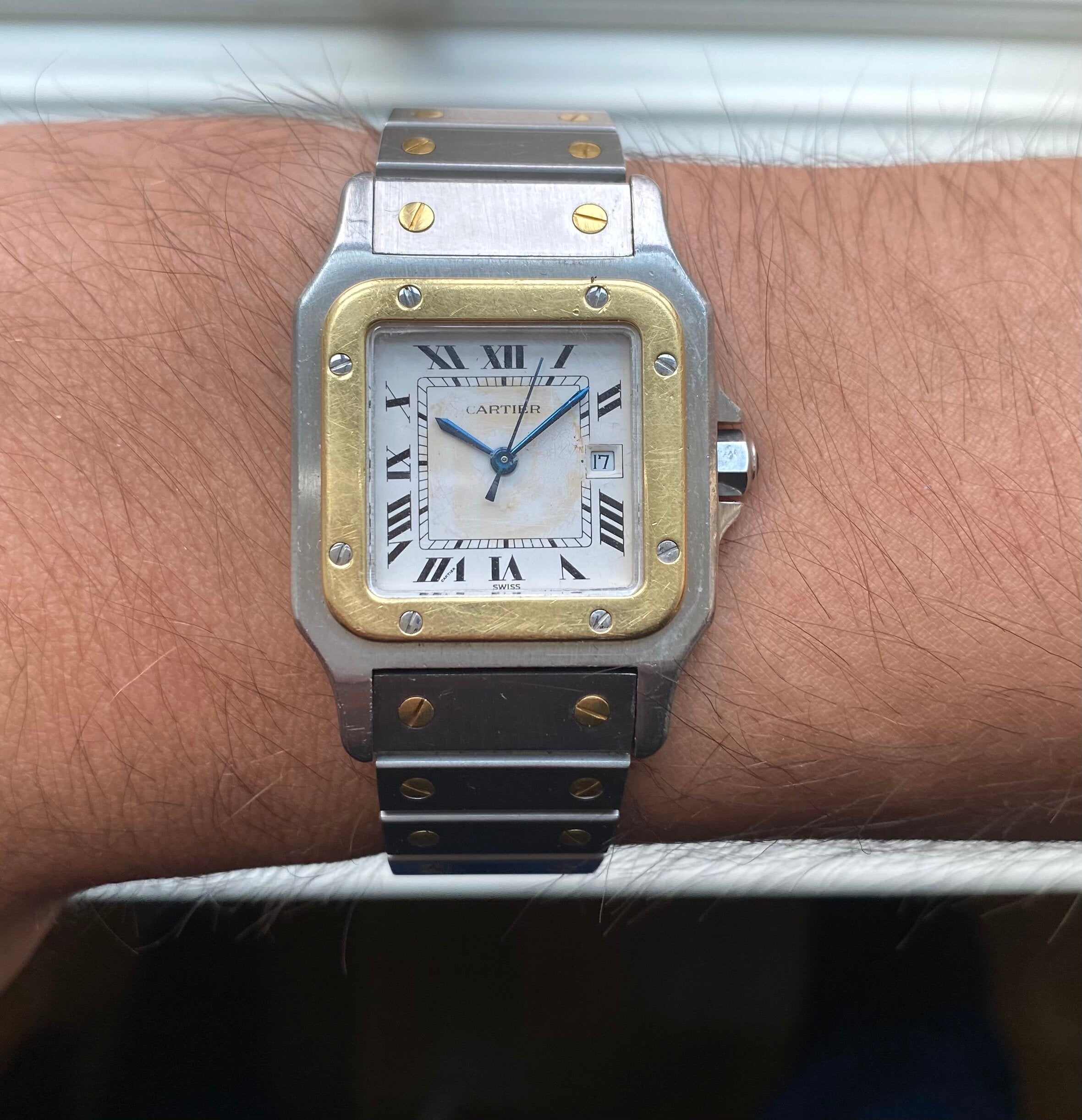 Cartier Santos Carrée — Two-tone