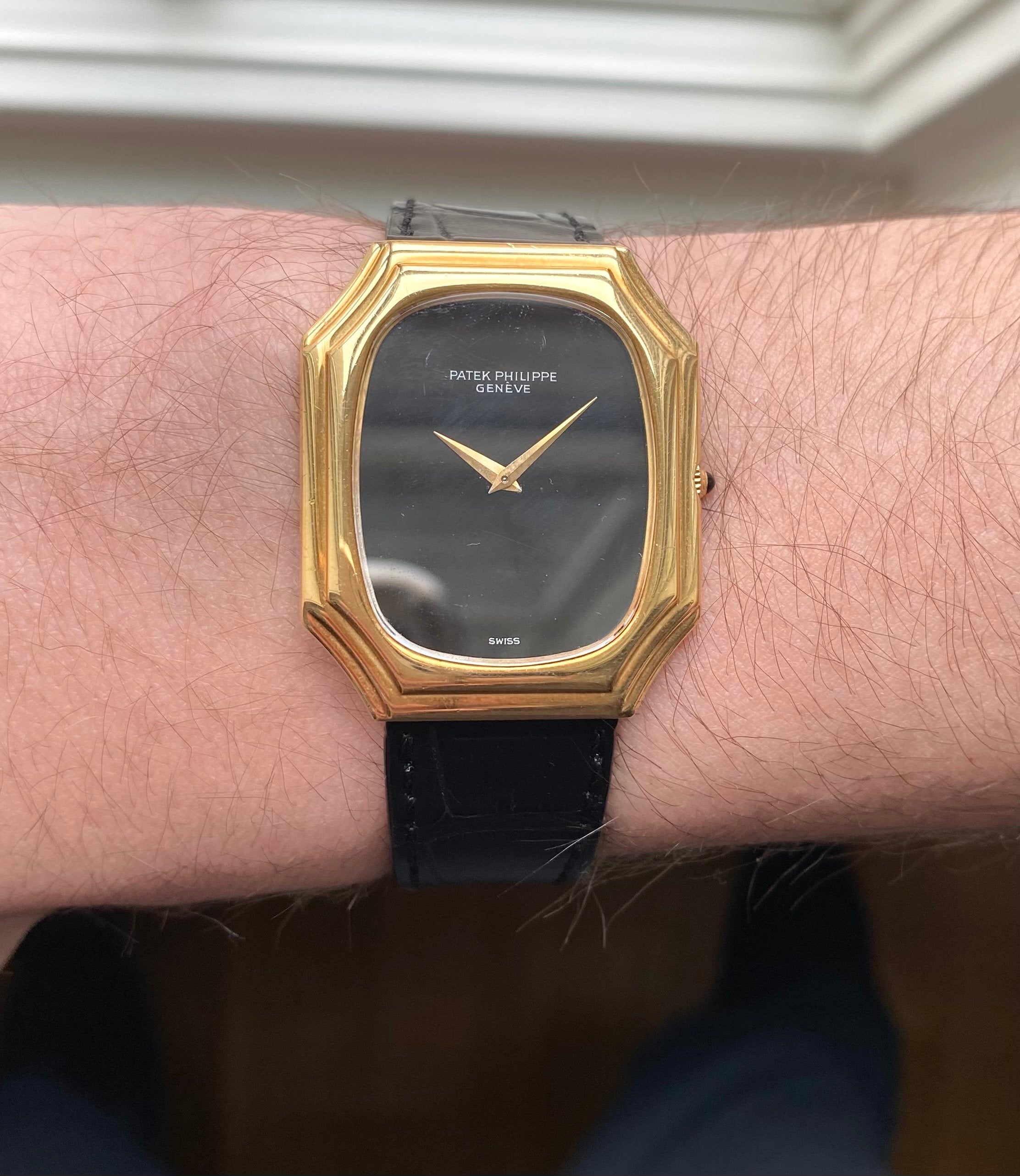 Patek Philippe — 18k Gold Black Onyx Dial