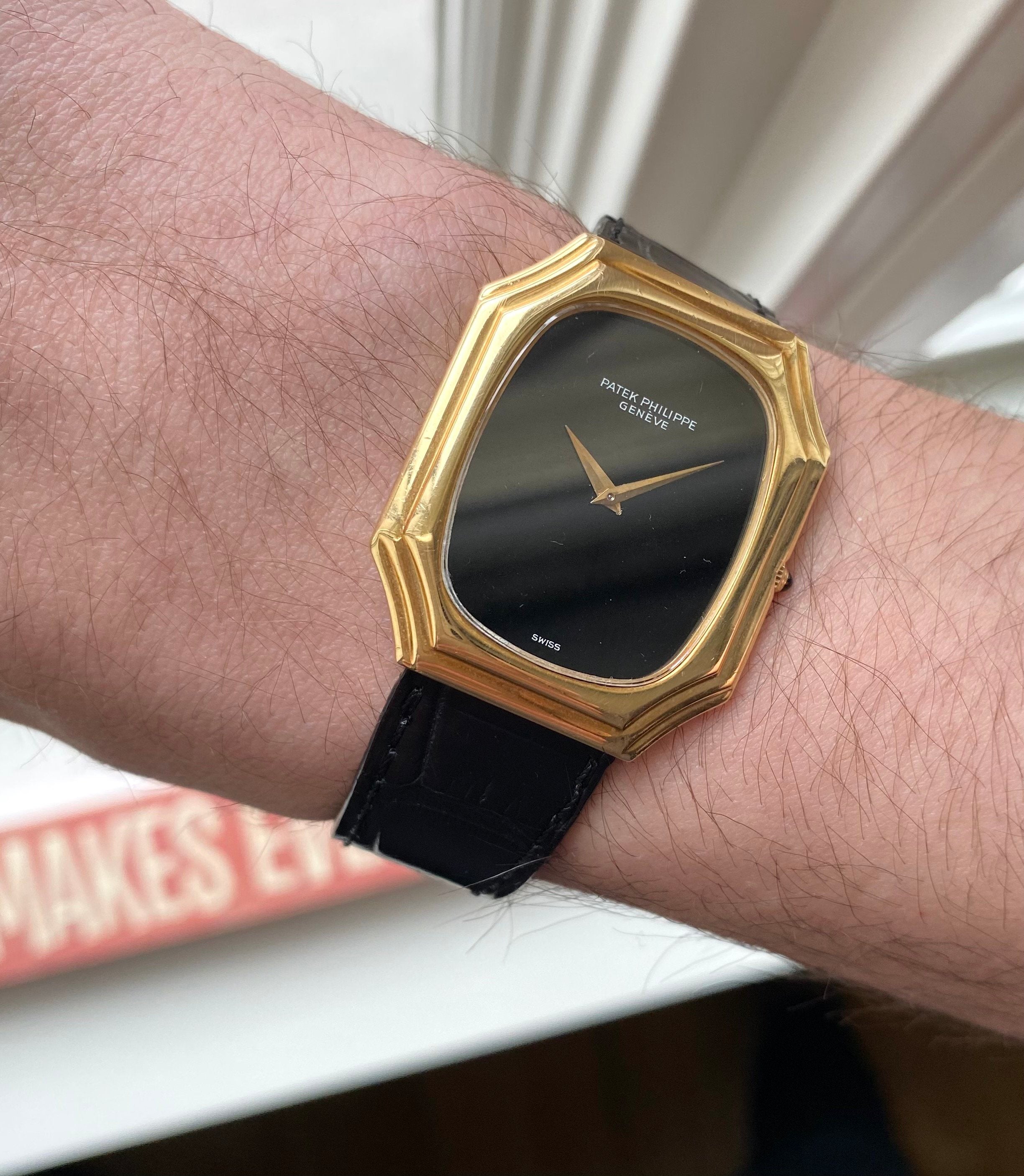 Patek Philippe — 18k Gold Black Onyx Dial