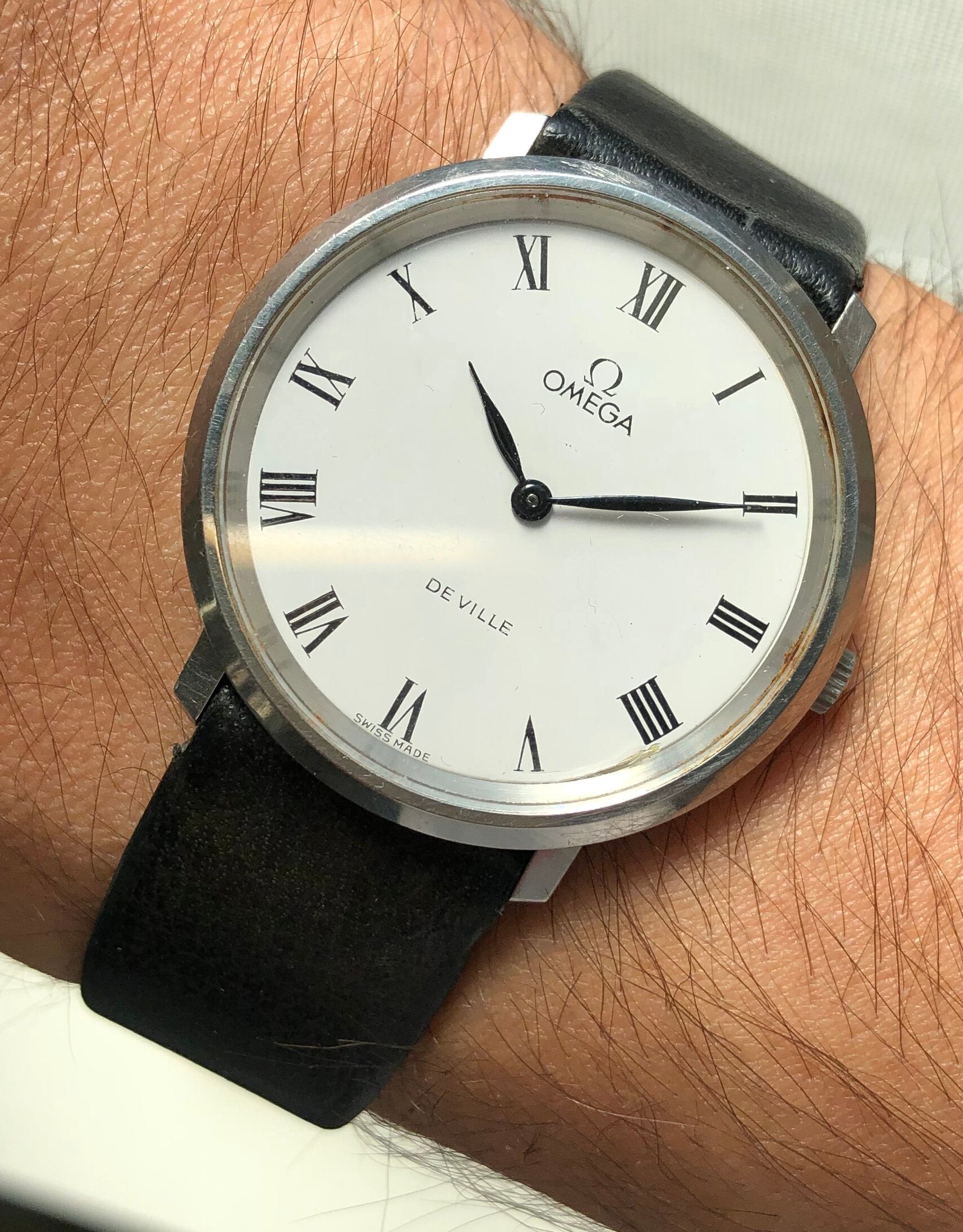 Omega De Ville — Roman Numeral Dial