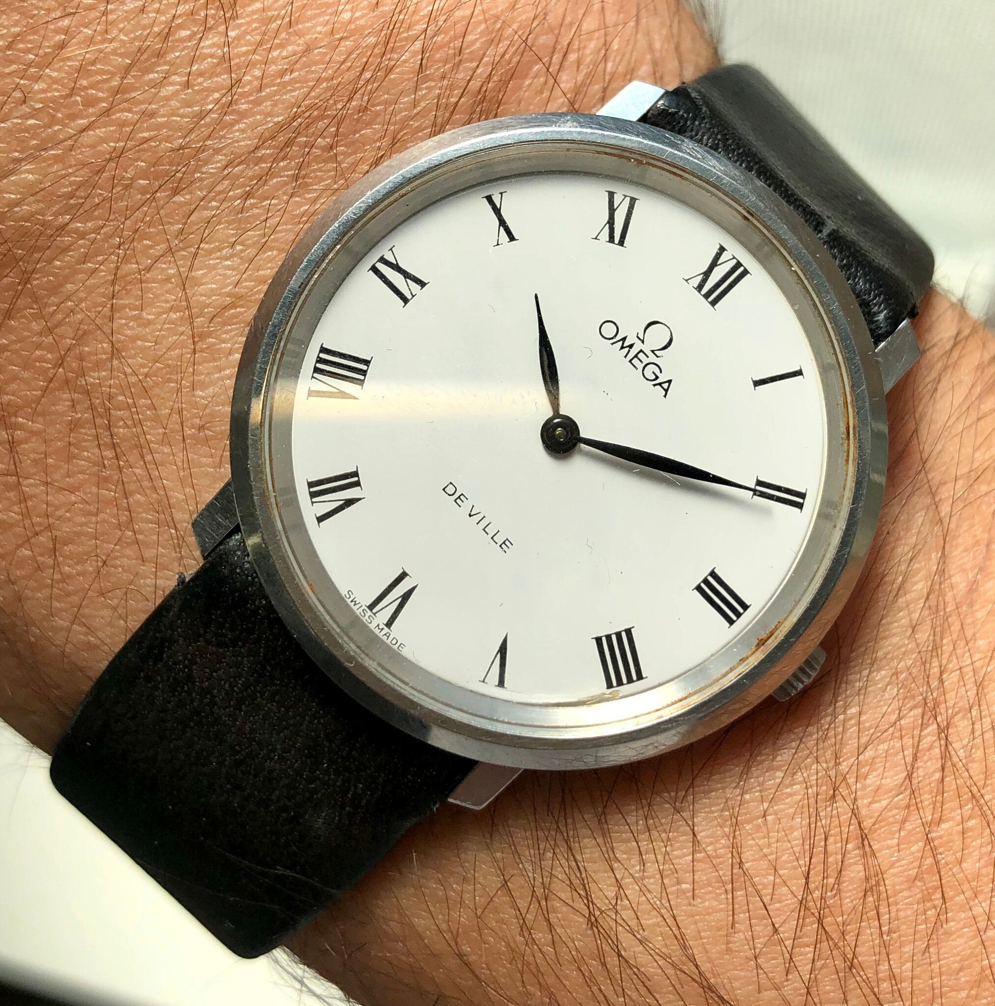 Omega De Ville — Roman Numeral Dial