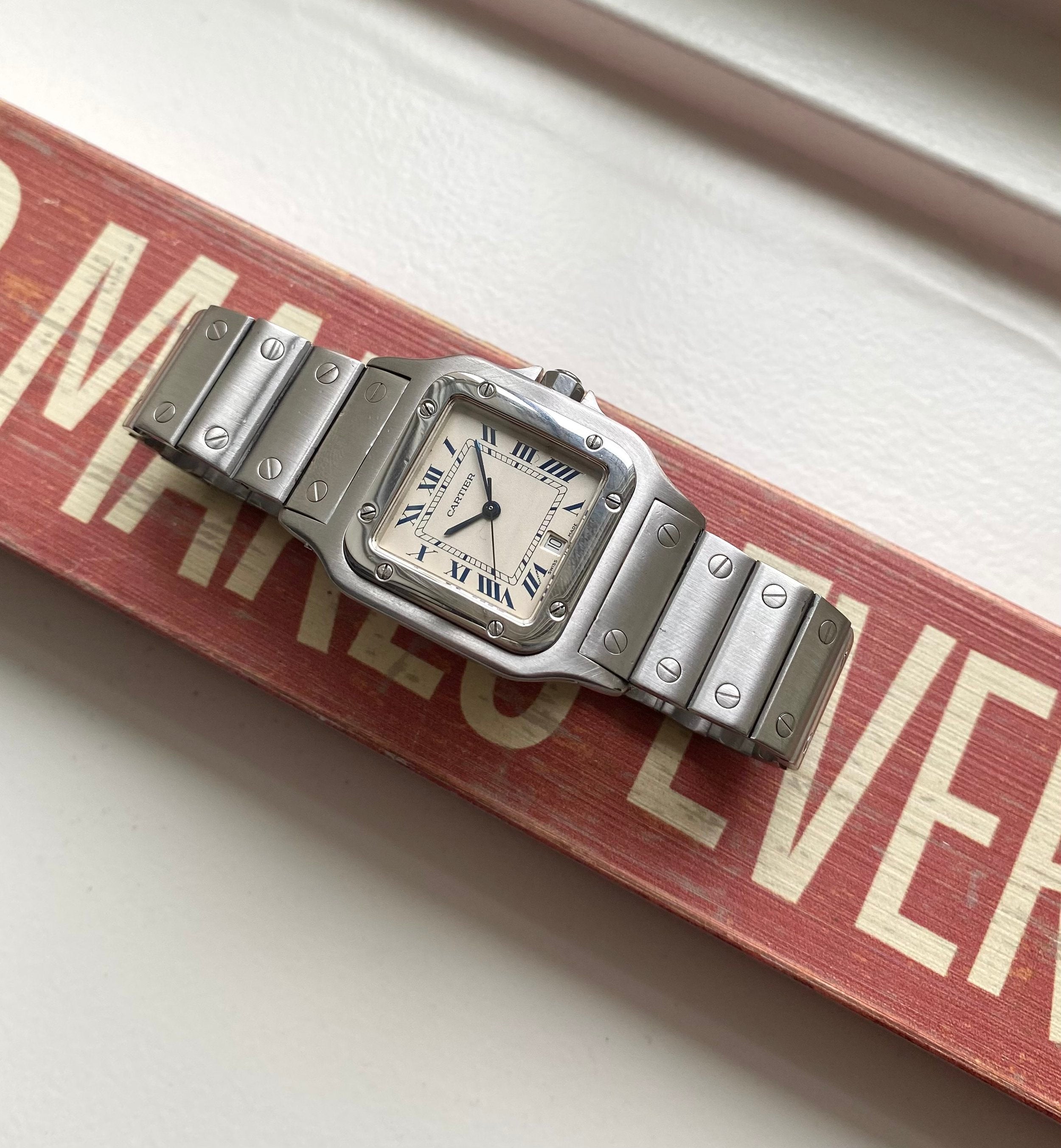 Cartier Santos — White Dial