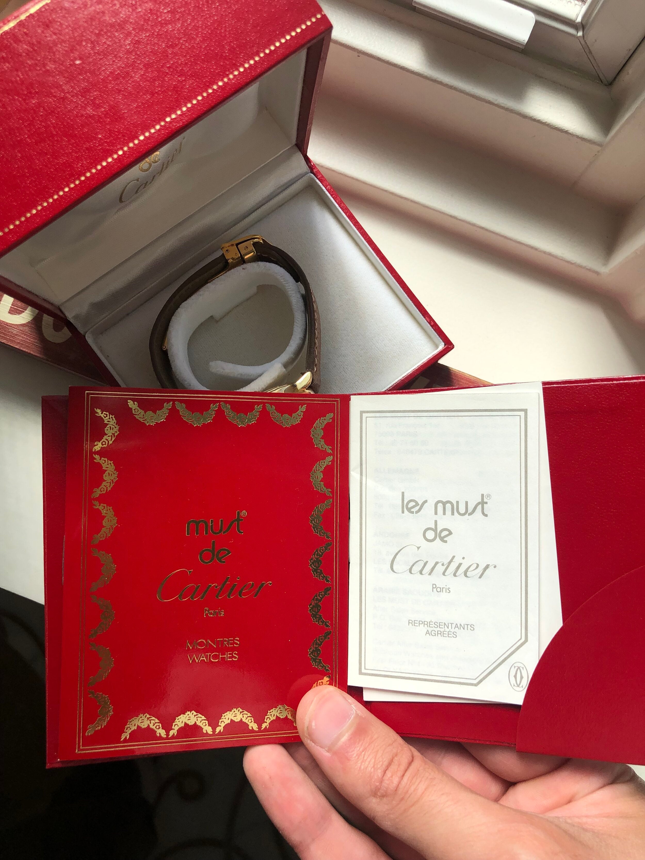 Must de Cartier Quartz — Box and Papers