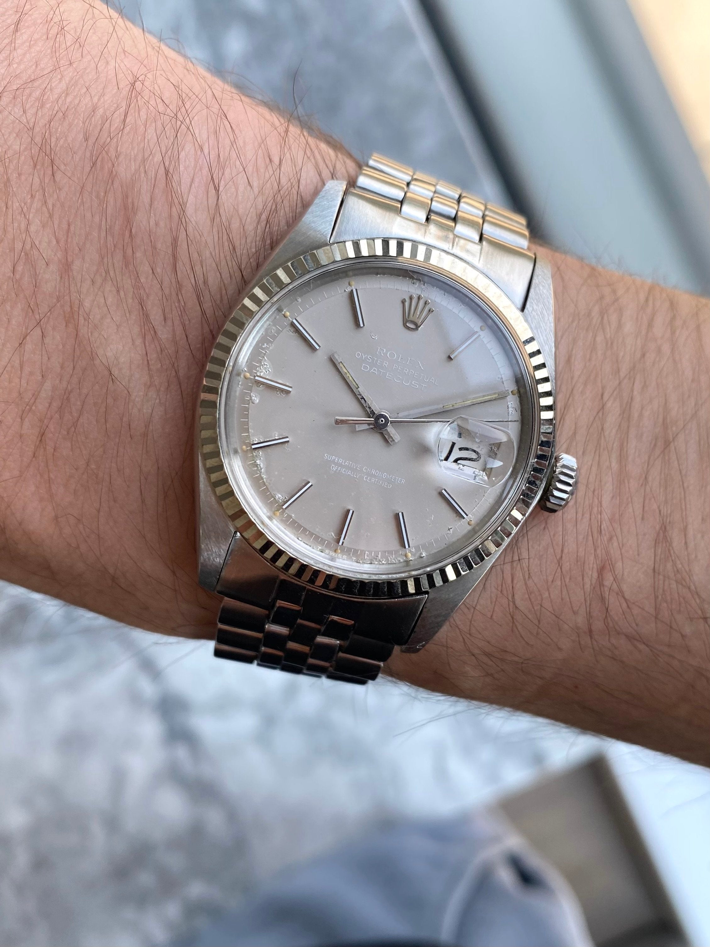 Rolex Datejust 1601 - Rare Ghost Dial.