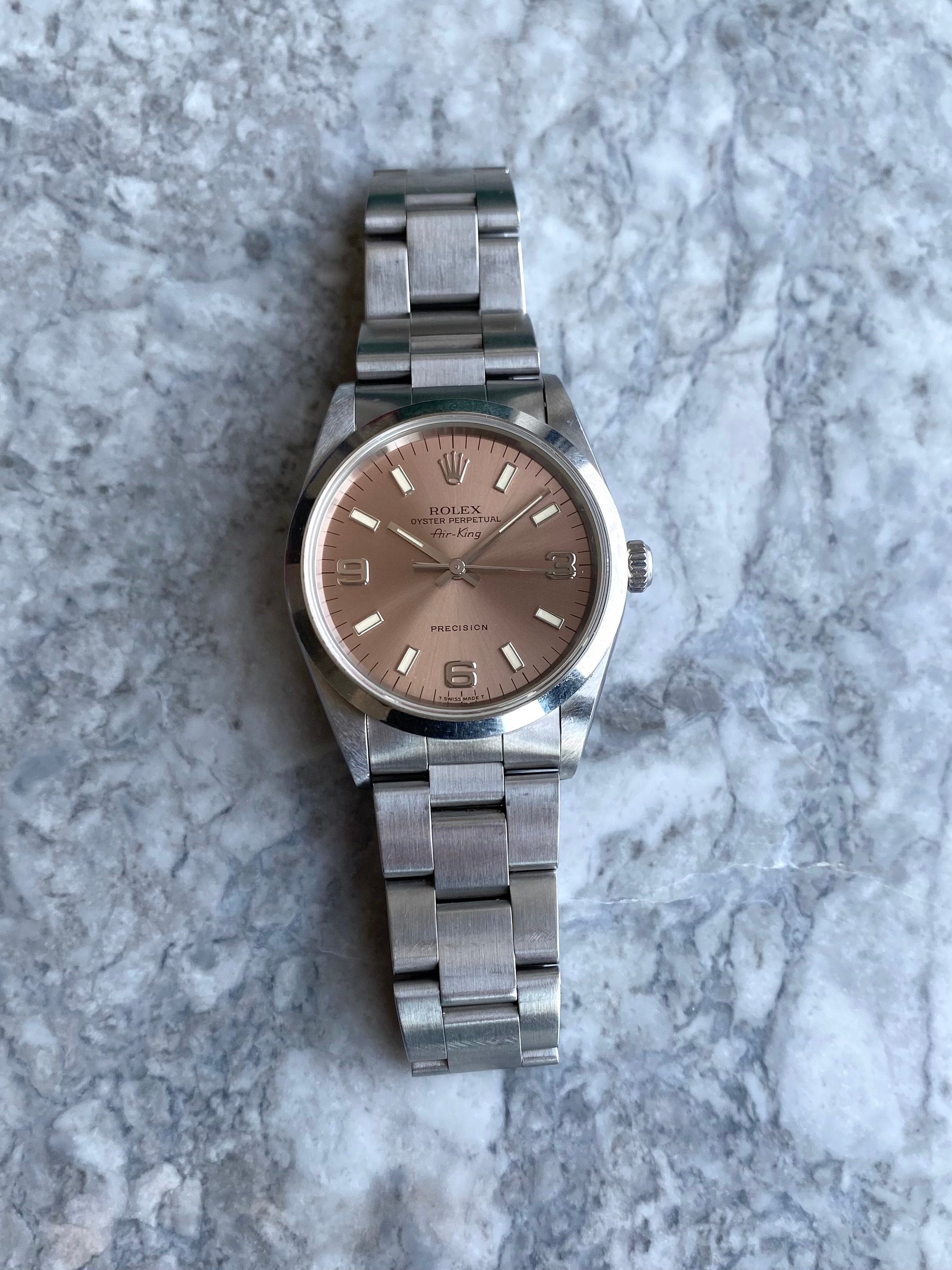 Rolex Air King 14000 - Salmon Dial.