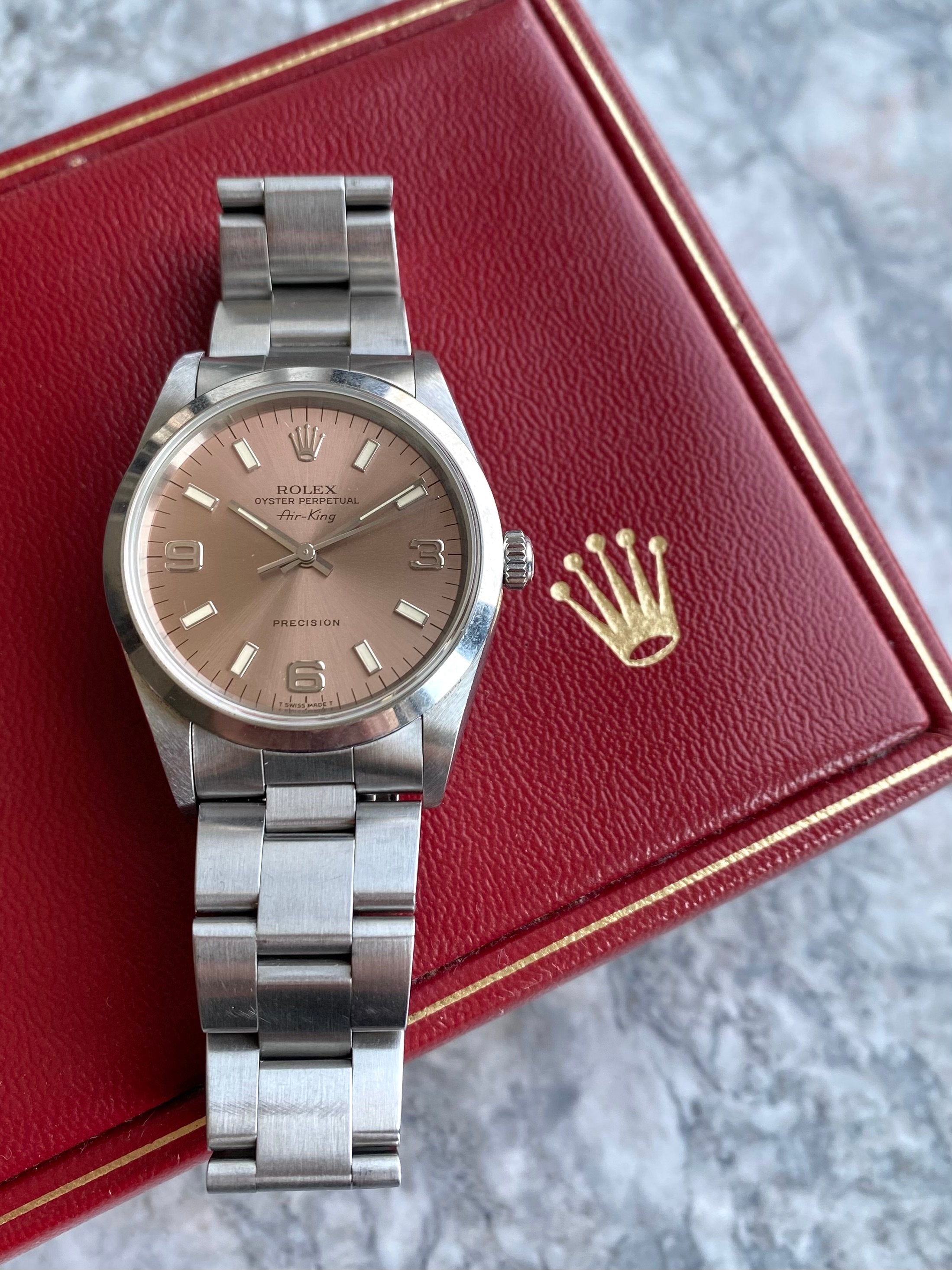 Rolex Air King 14000 - Salmon Dial.